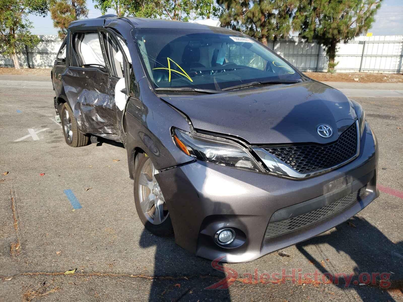 5TDXZ3DC3HS832757 2017 TOYOTA SIENNA