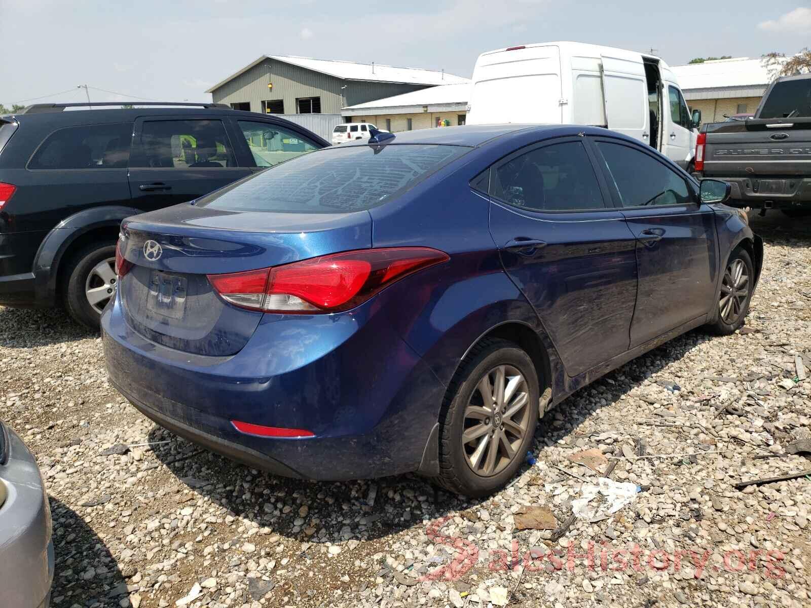 5NPDH4AE3GH716416 2016 HYUNDAI ELANTRA