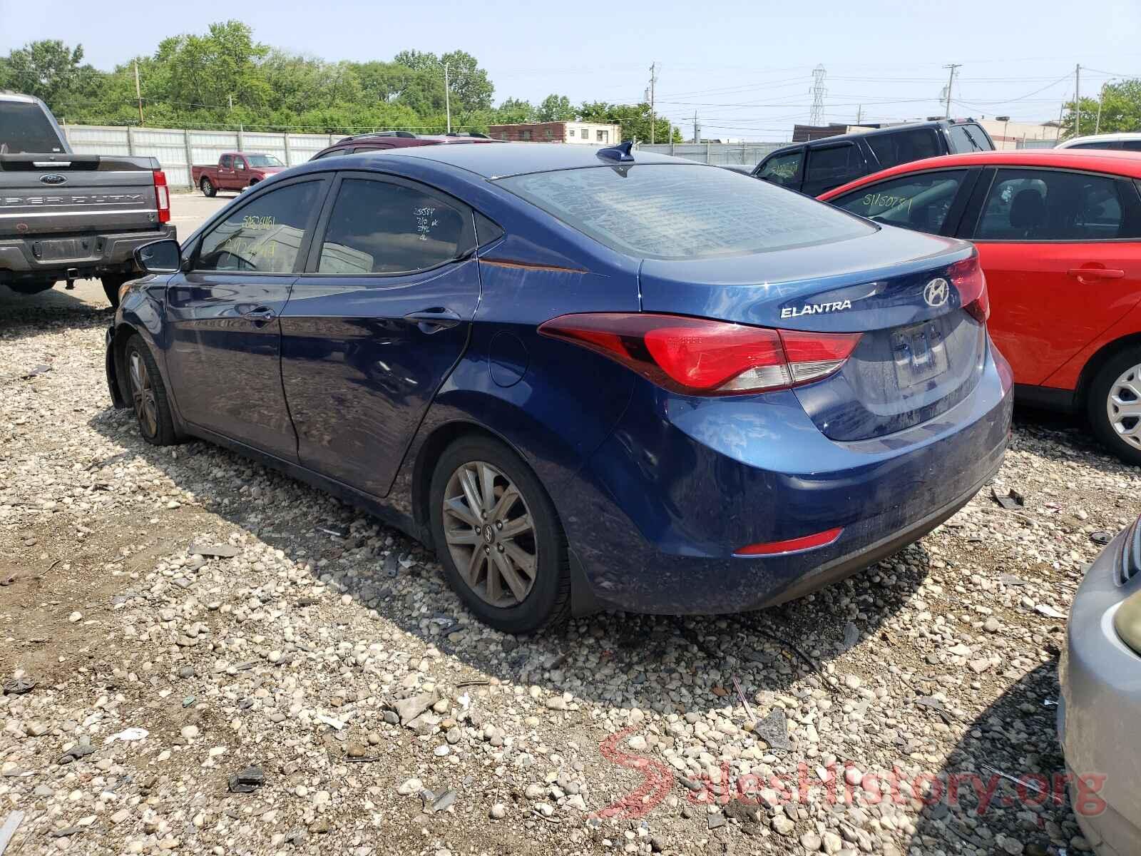 5NPDH4AE3GH716416 2016 HYUNDAI ELANTRA