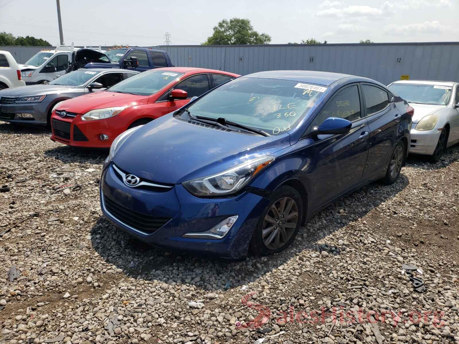 5NPDH4AE3GH716416 2016 HYUNDAI ELANTRA