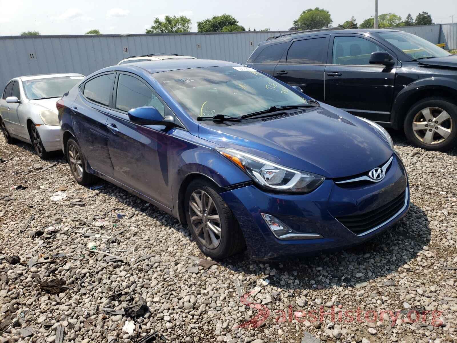 5NPDH4AE3GH716416 2016 HYUNDAI ELANTRA