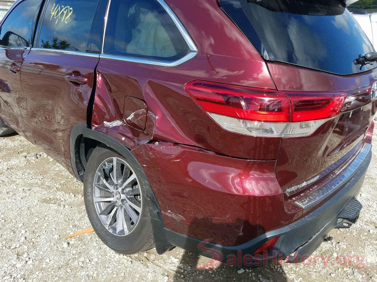 5TDJZRFH9HS437936 2017 TOYOTA HIGHLANDER