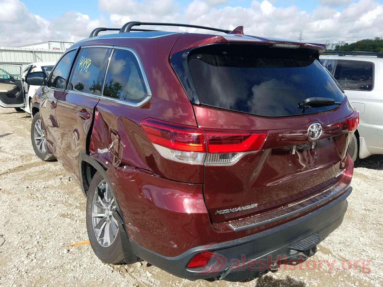 5TDJZRFH9HS437936 2017 TOYOTA HIGHLANDER