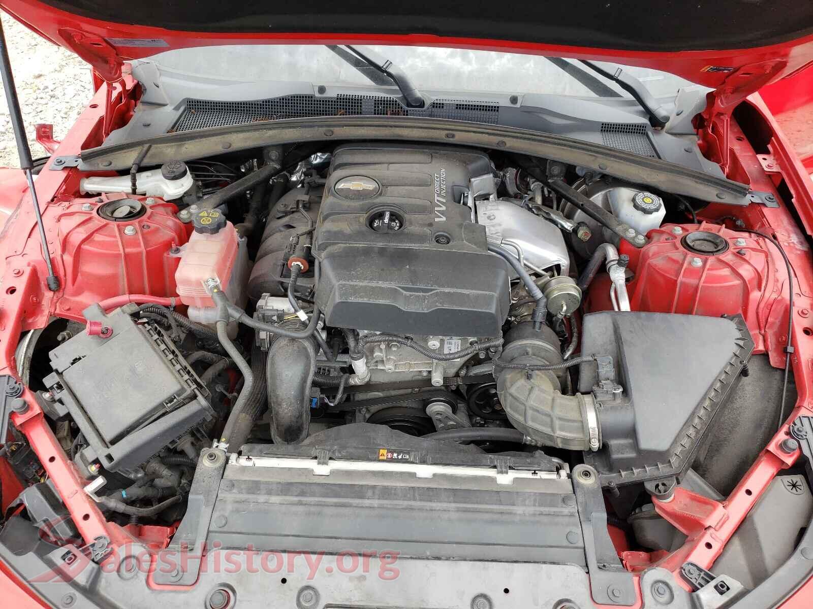 2020 CHEVROLET CAMARO VIN 1G1FB1RX7L0100846, engine bay