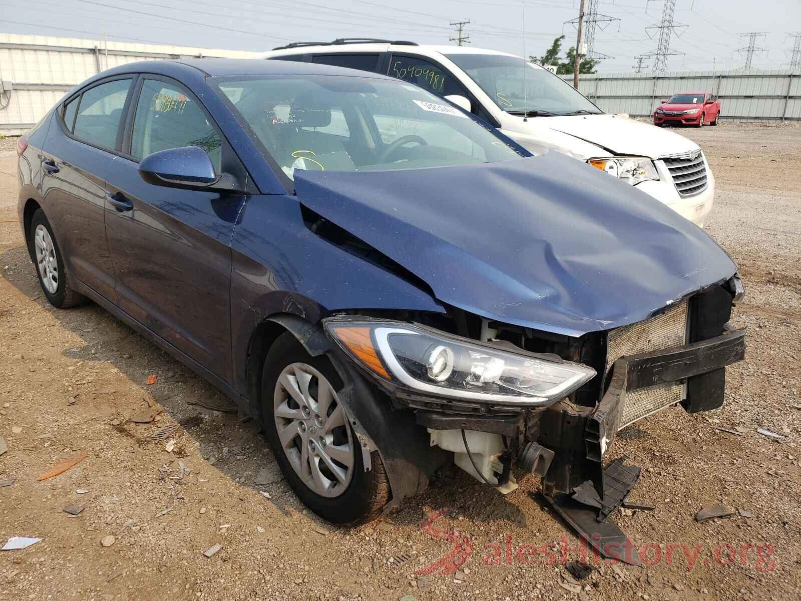 5NPD74LFXHH196418 2017 HYUNDAI ELANTRA