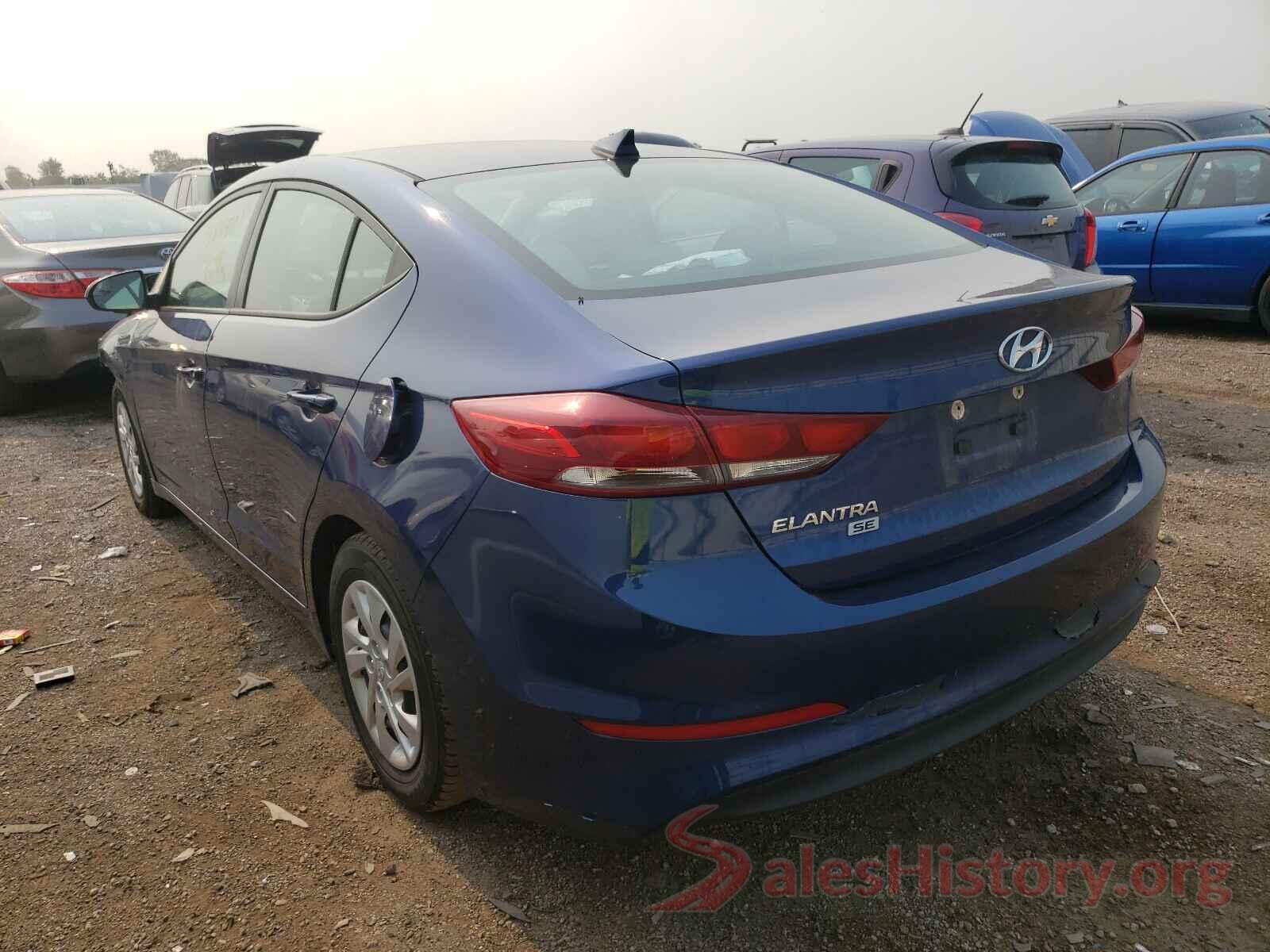 5NPD74LFXHH196418 2017 HYUNDAI ELANTRA