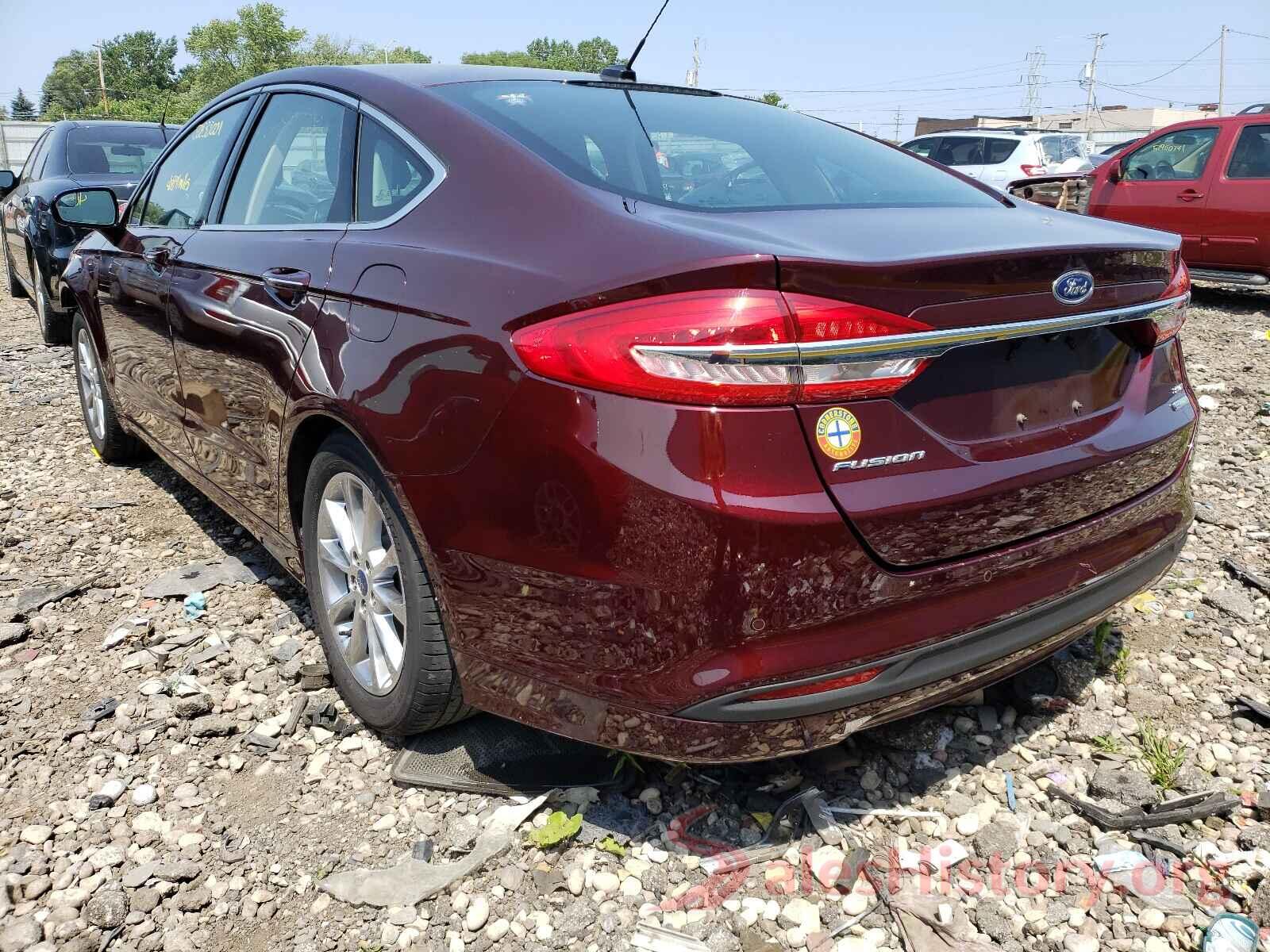 3FA6P0HD0HR367723 2017 FORD FUSION