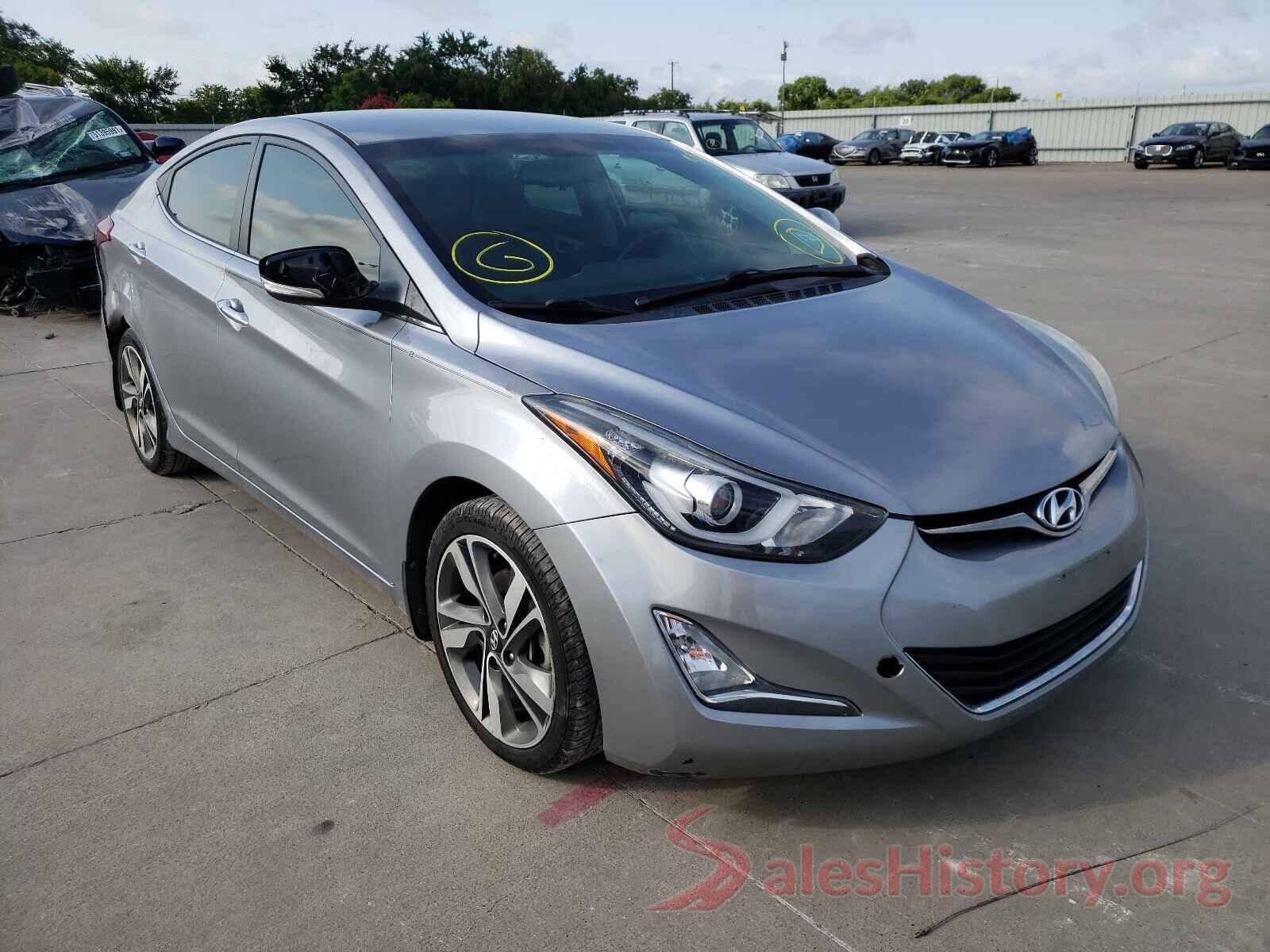 5NPDH4AE1GH659231 2016 HYUNDAI ELANTRA