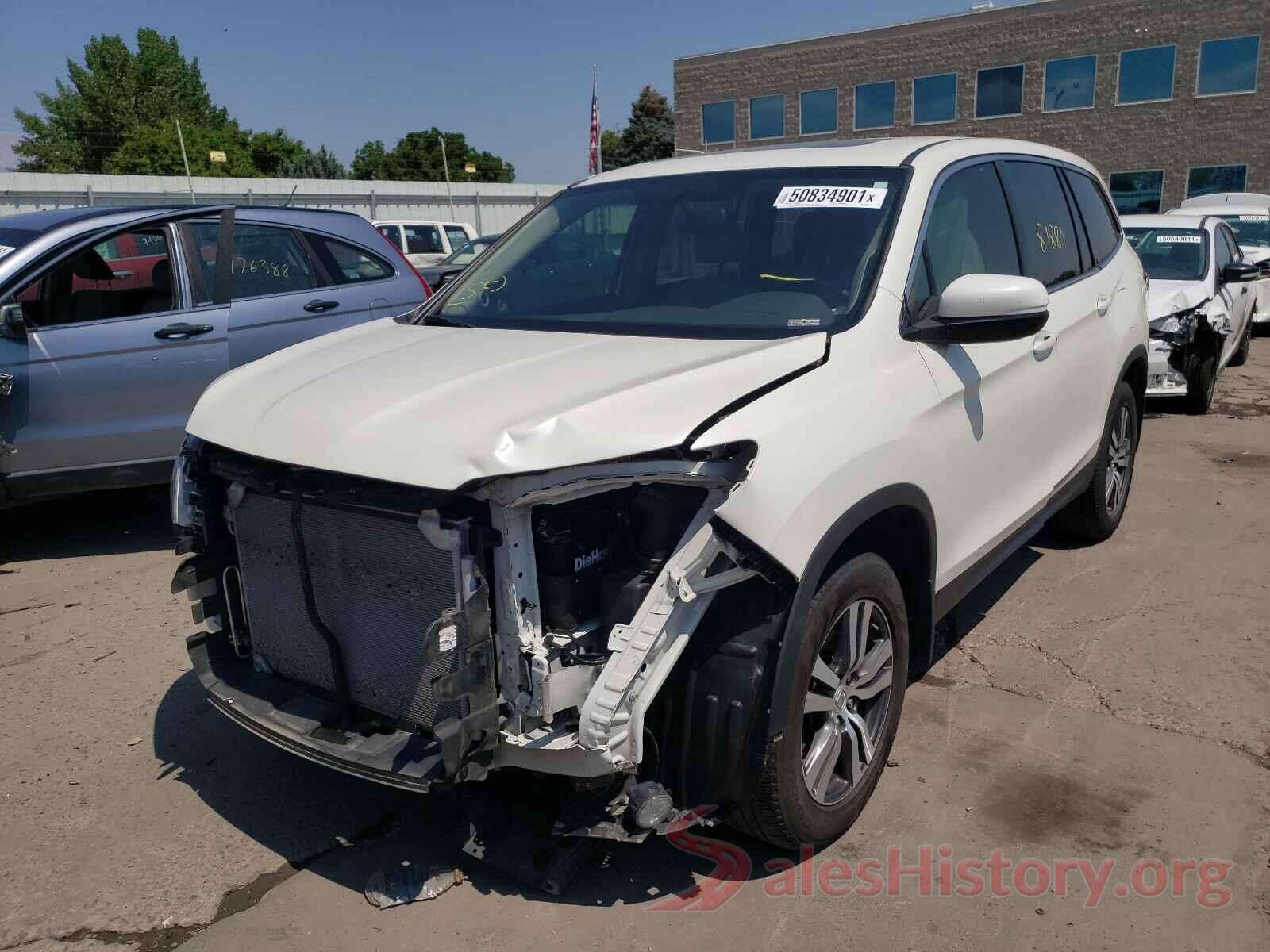 5FNYF6H80GB019061 2016 HONDA PILOT