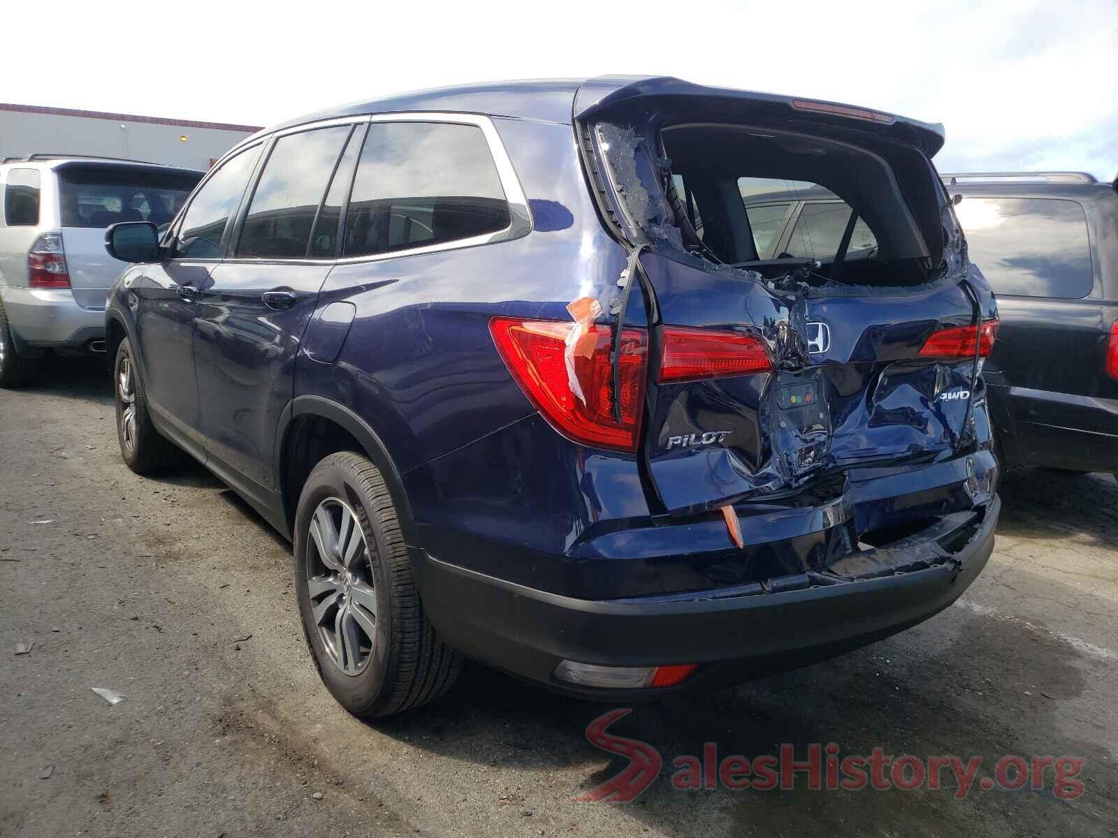 5FNYF6H57GB026207 2016 HONDA PILOT