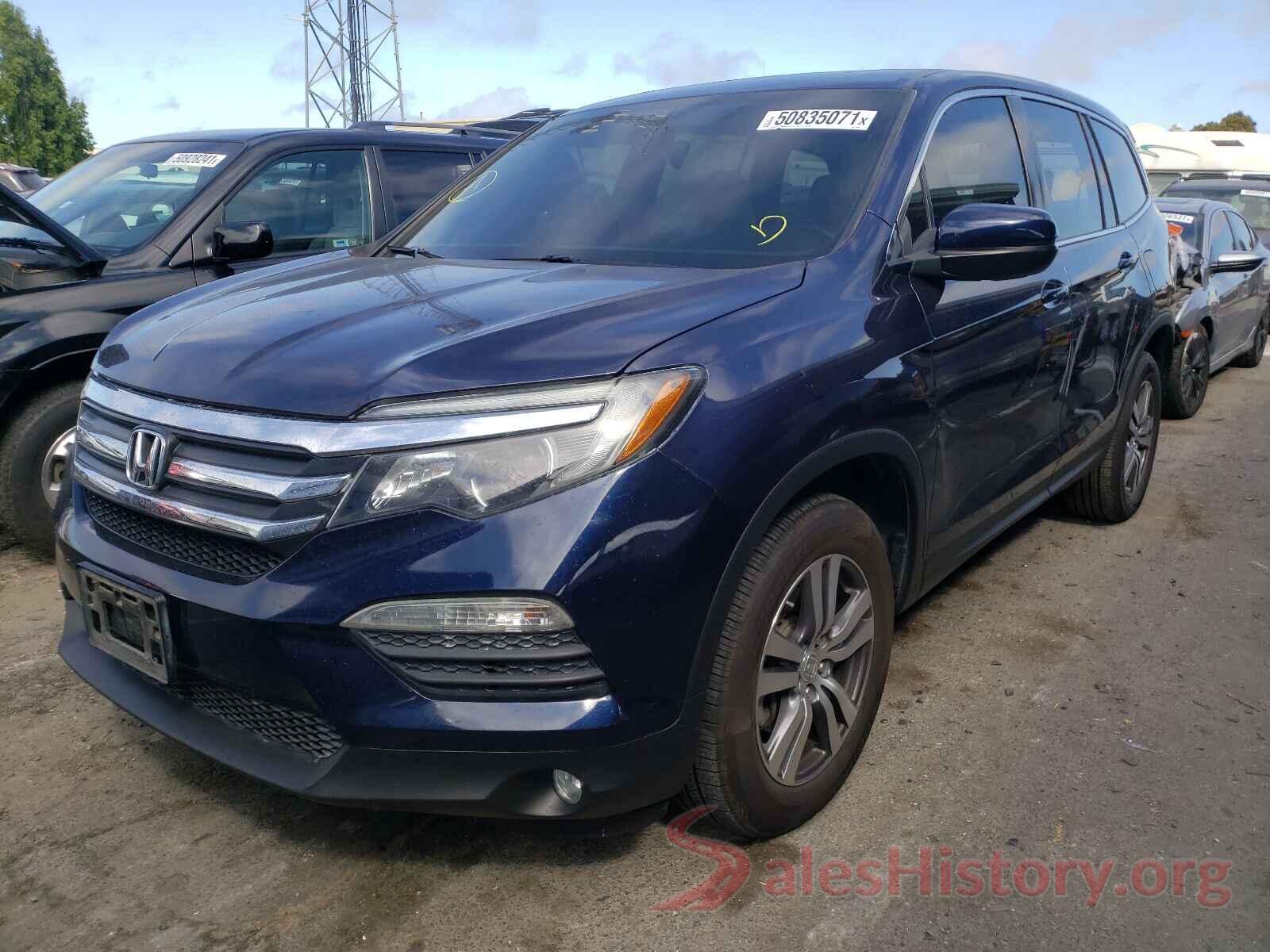 5FNYF6H57GB026207 2016 HONDA PILOT