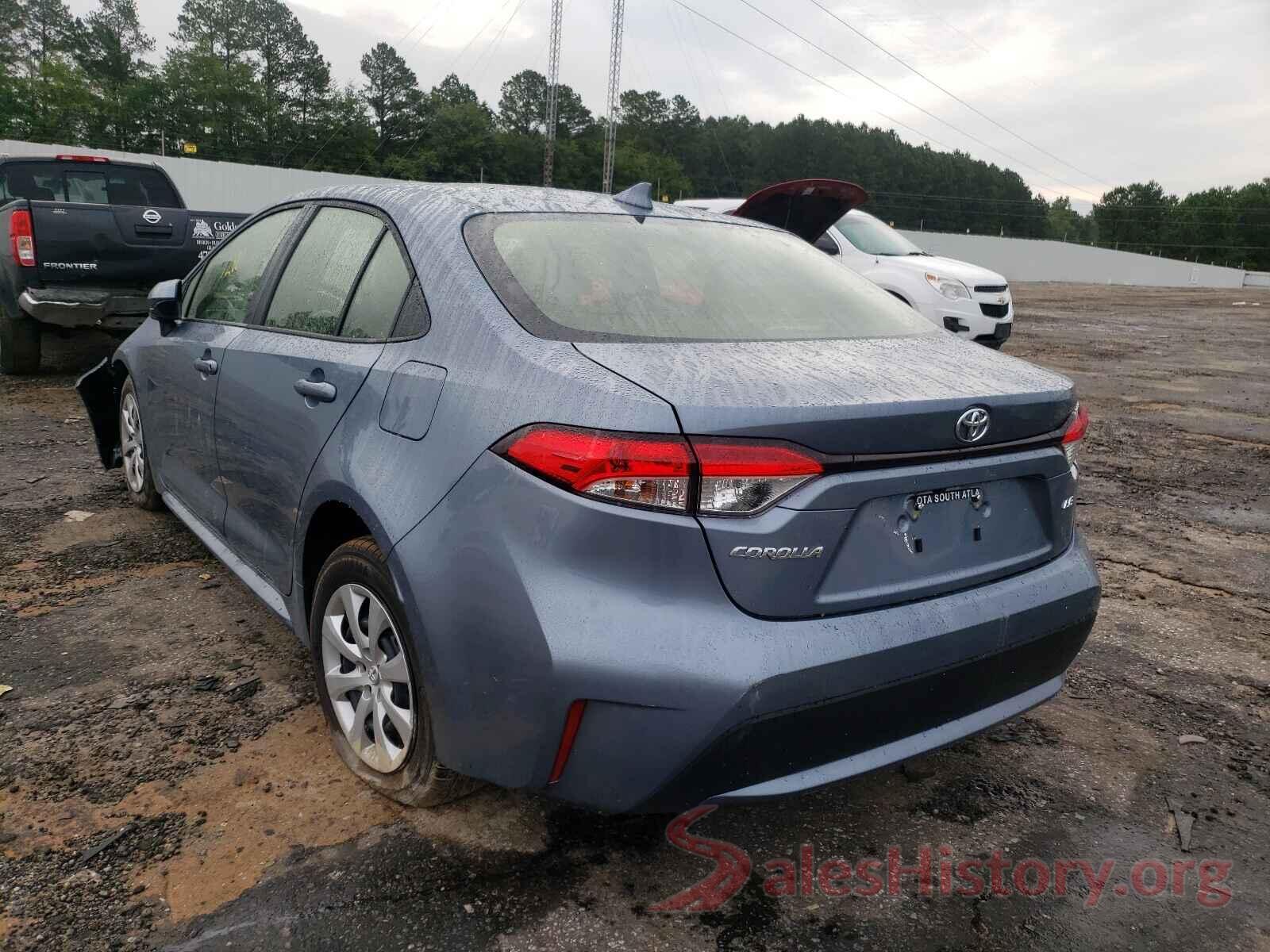 JTDEPMAE8MJ186308 2021 TOYOTA COROLLA