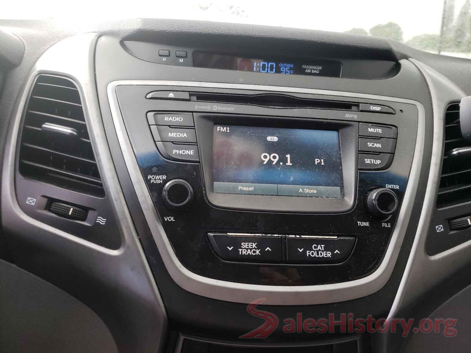 5NPDH4AE3GH704959 2016 HYUNDAI ELANTRA