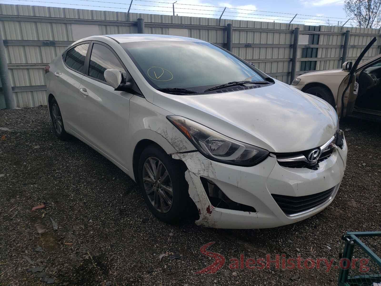 5NPDH4AE3GH704959 2016 HYUNDAI ELANTRA