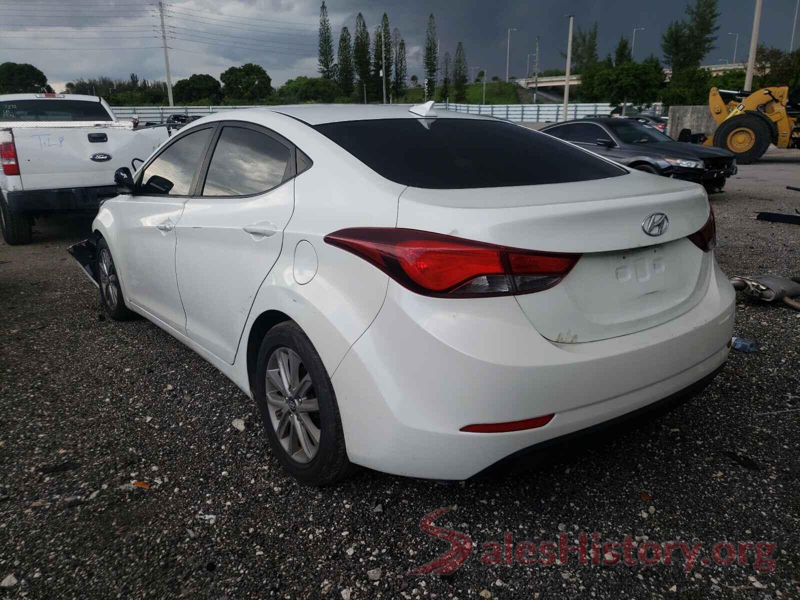 5NPDH4AE3GH704959 2016 HYUNDAI ELANTRA