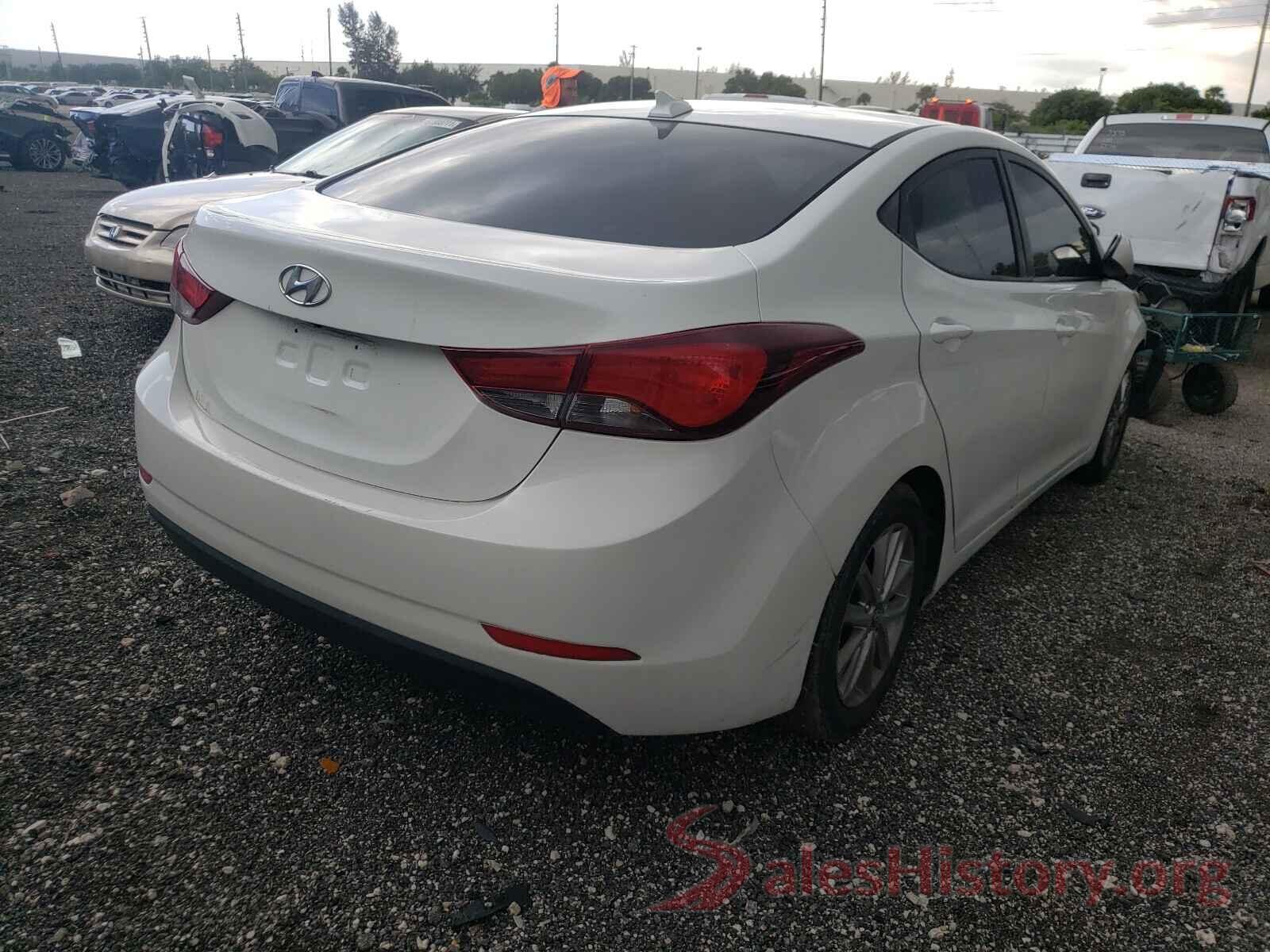 5NPDH4AE3GH704959 2016 HYUNDAI ELANTRA