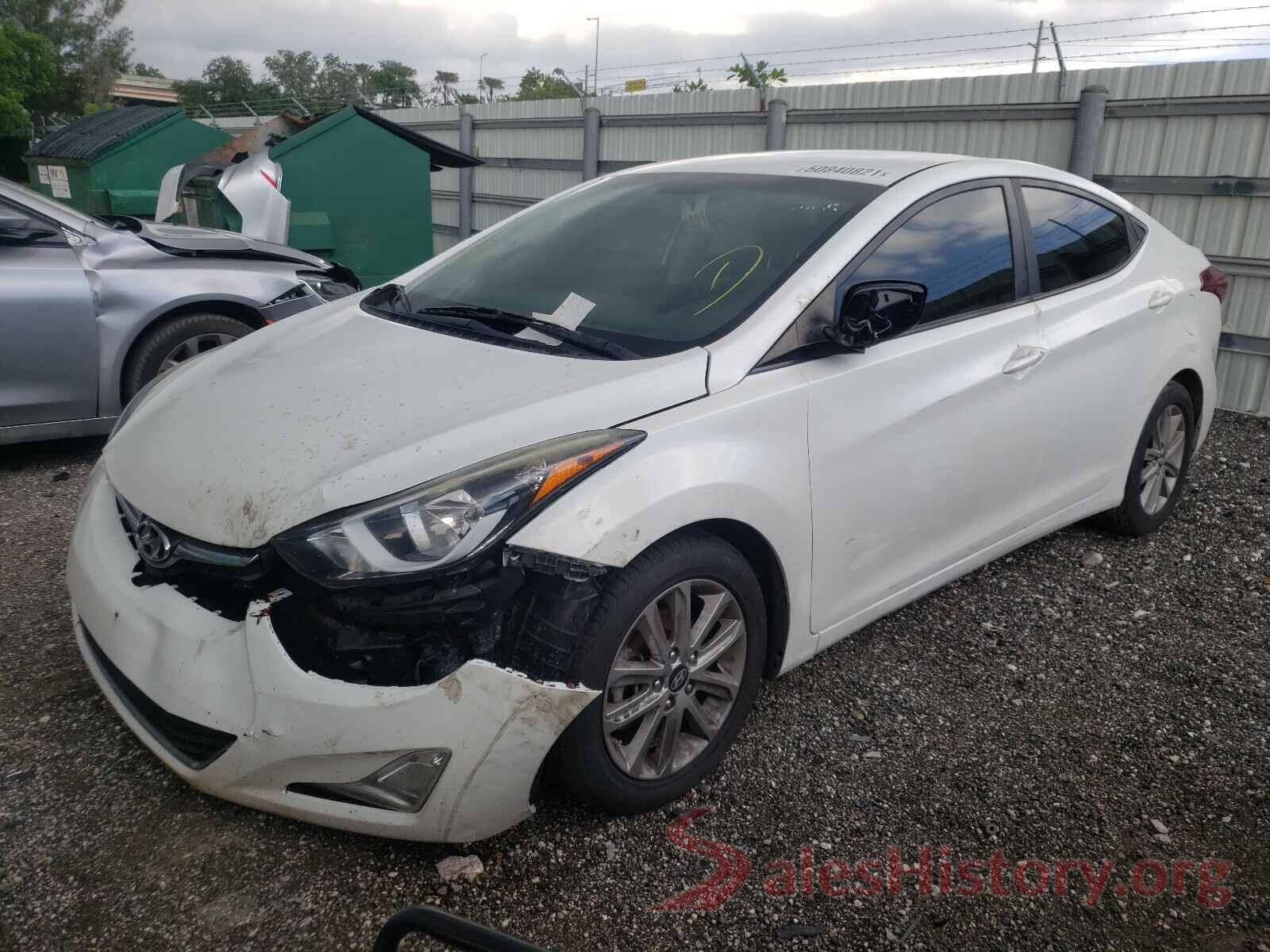 5NPDH4AE3GH704959 2016 HYUNDAI ELANTRA