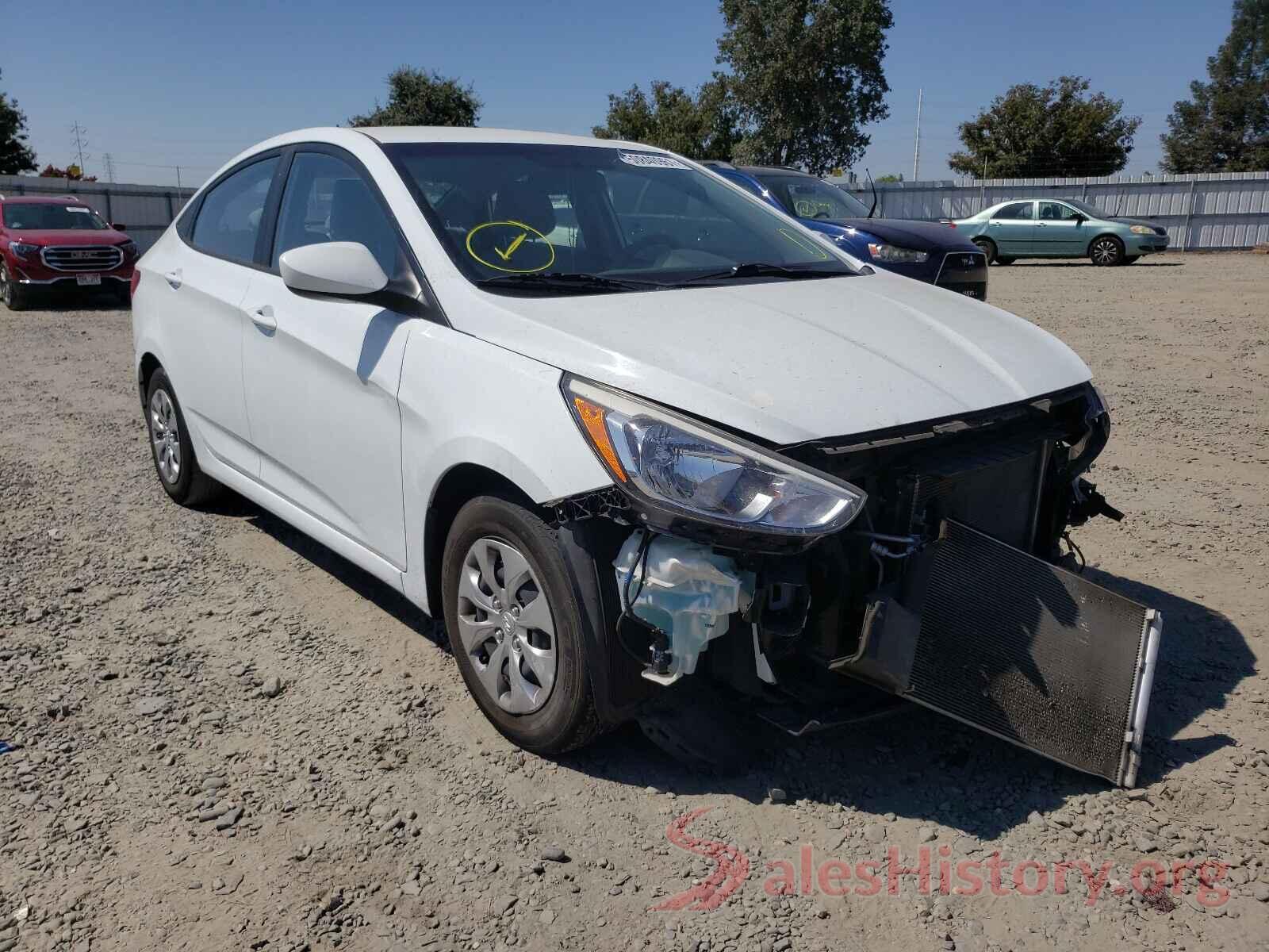 KMHCT4AE7GU107762 2016 HYUNDAI ACCENT