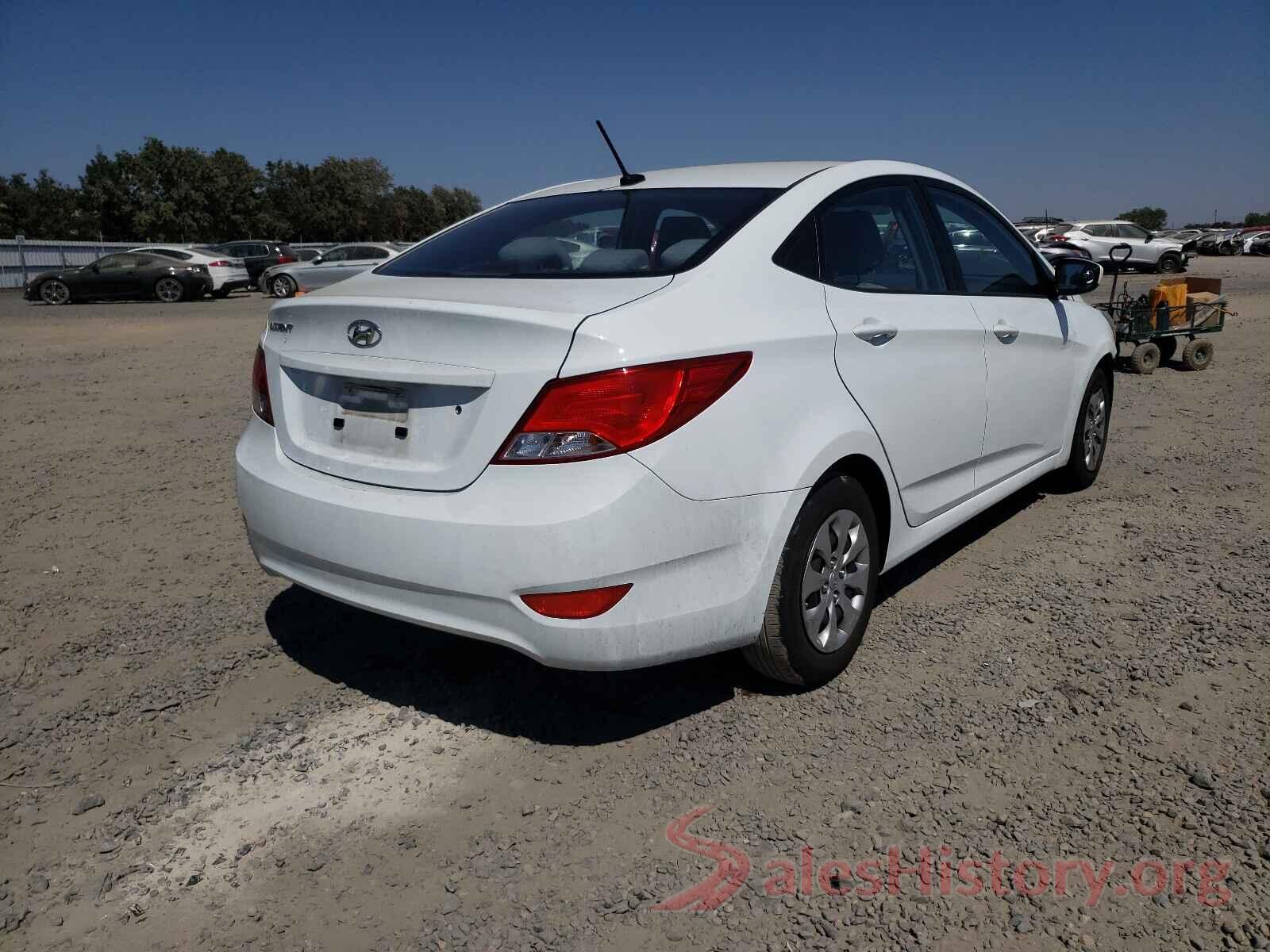 KMHCT4AE7GU107762 2016 HYUNDAI ACCENT