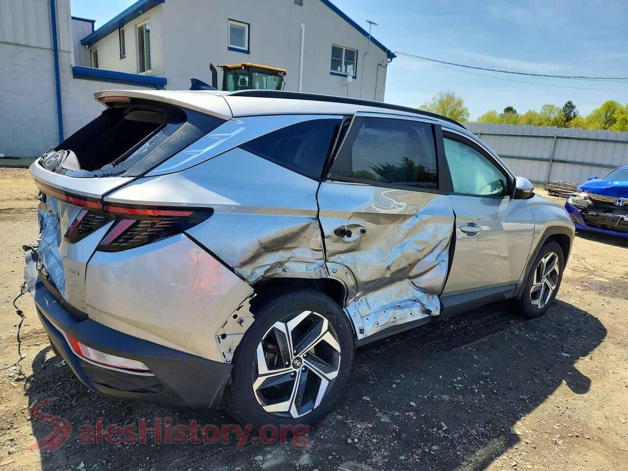 2022 HYUNDAI TUCSON VIN 5NMJFCAE6NH071323, right side view