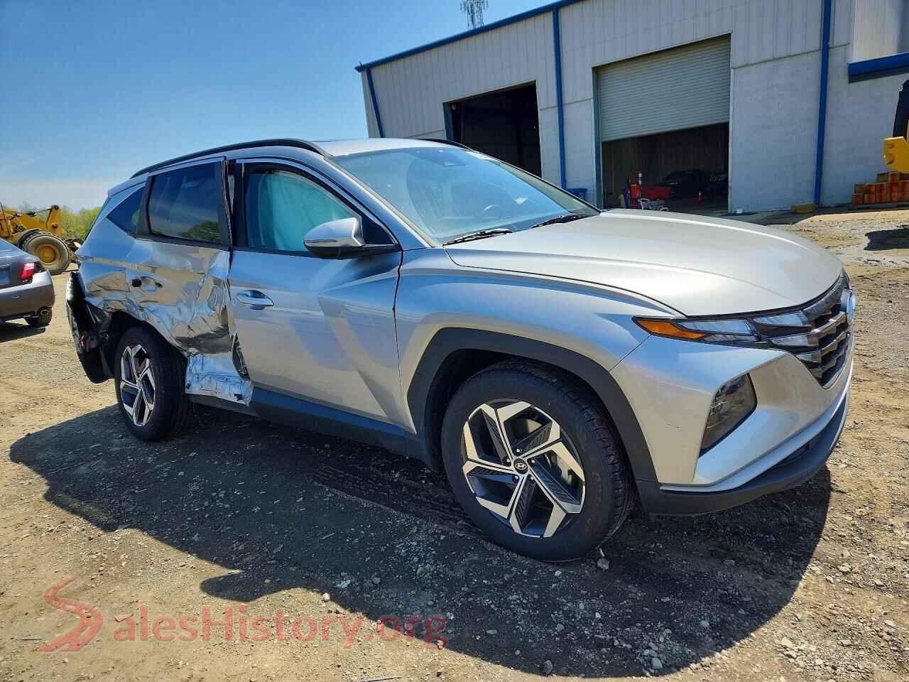 2022 HYUNDAI TUCSON VIN 5NMJFCAE6NH071323, rear 3/4 view