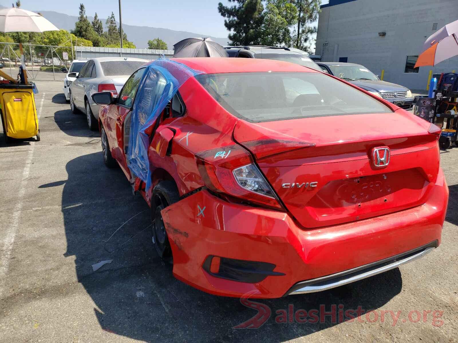 2HGFC2F60KH606097 2019 HONDA CIVIC