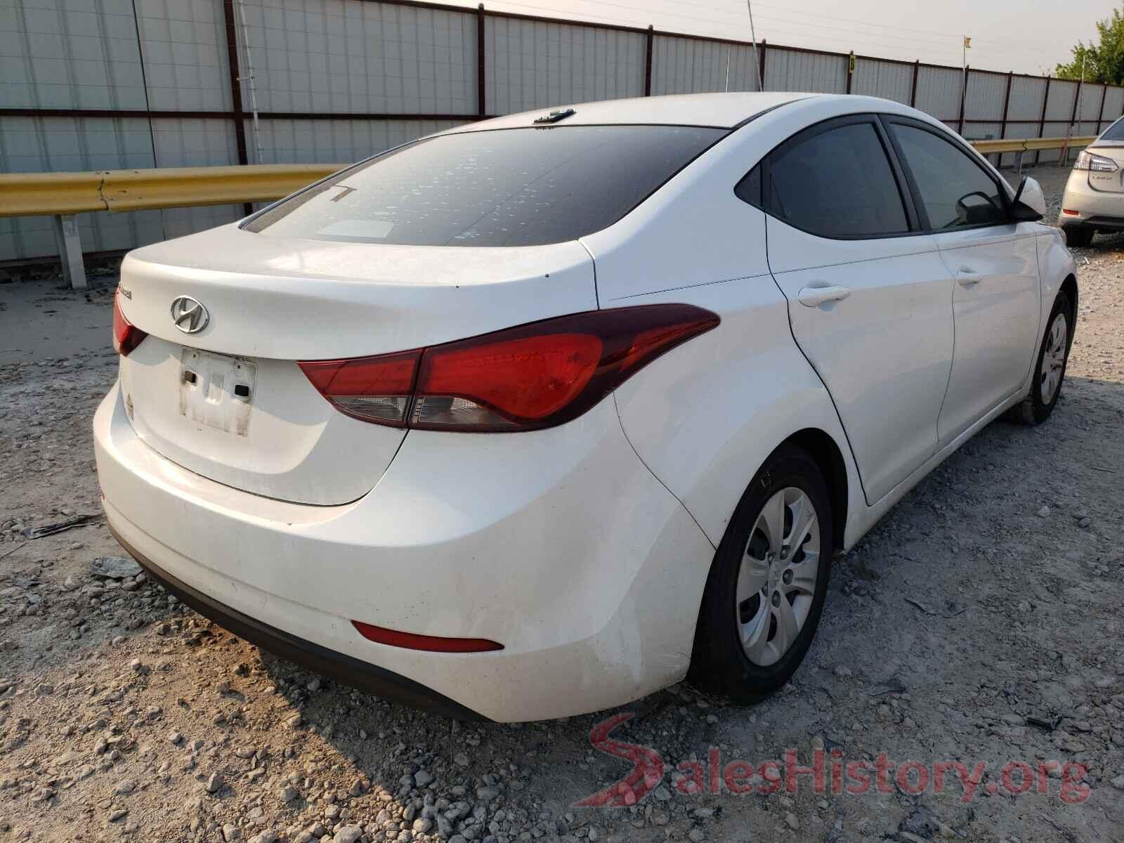 5NPDH4AE7GH789613 2016 HYUNDAI ELANTRA