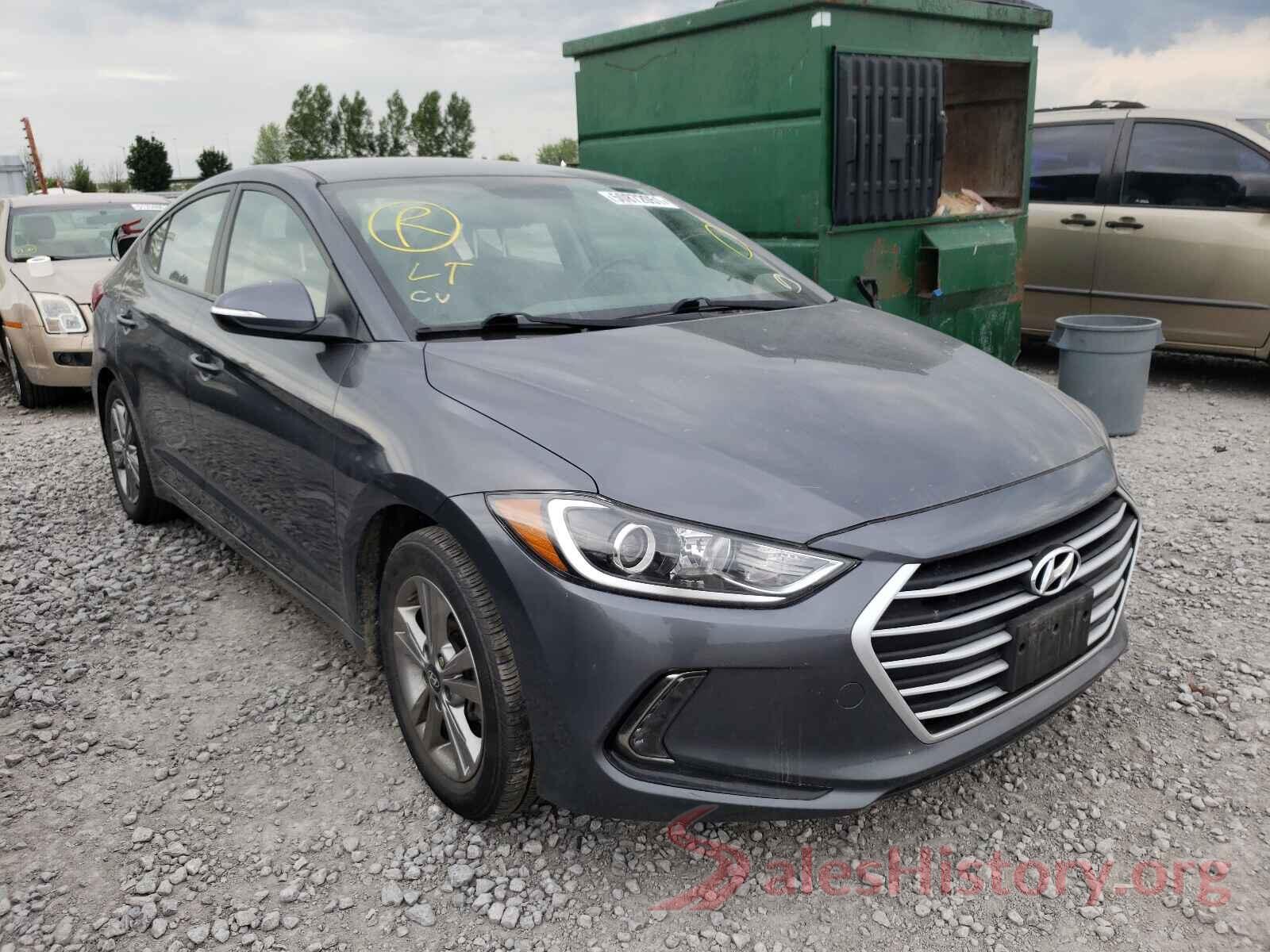 KMHD84LFXHU291267 2017 HYUNDAI ELANTRA