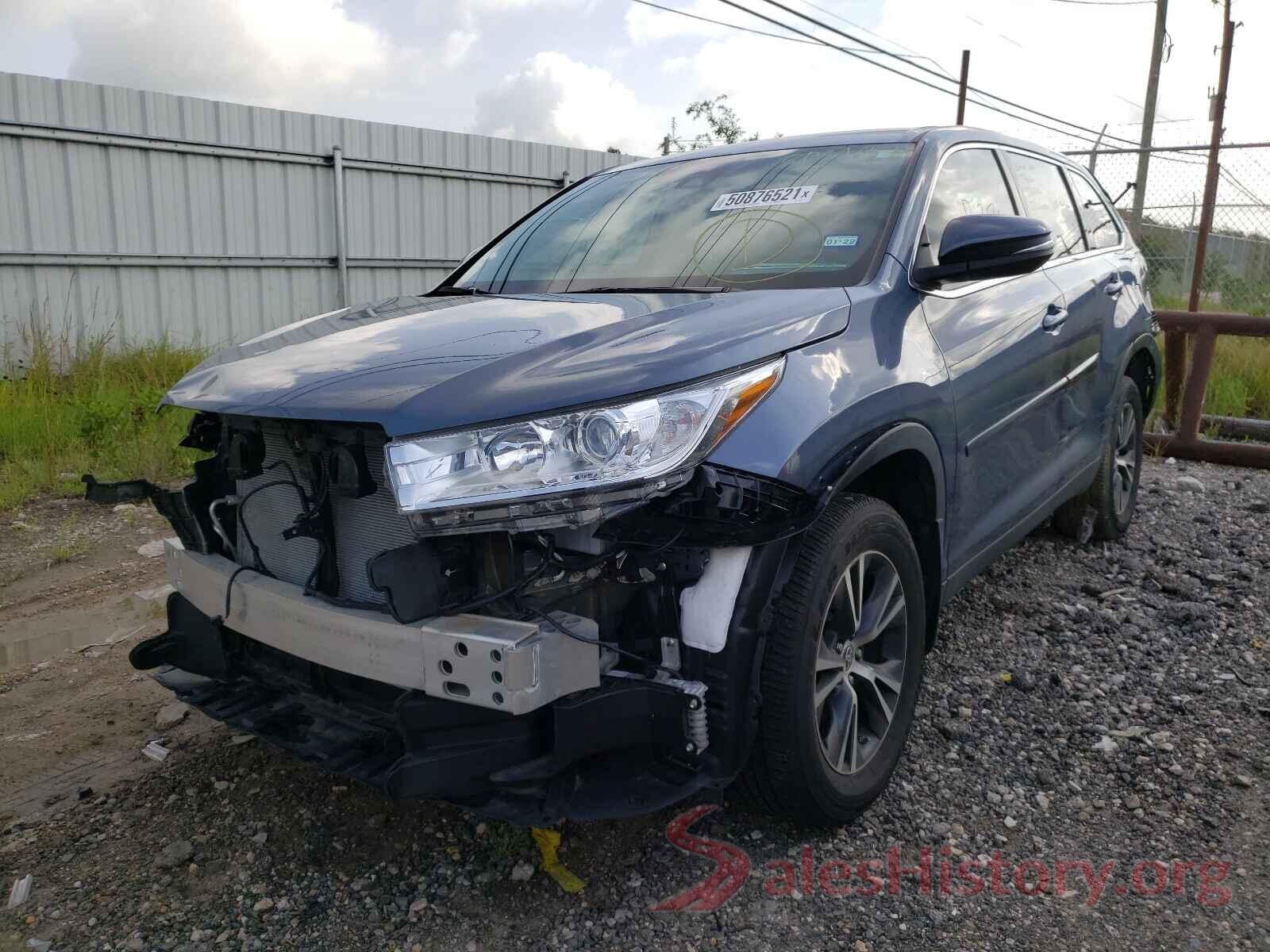 5TDZZRFH6KS368455 2019 TOYOTA HIGHLANDER