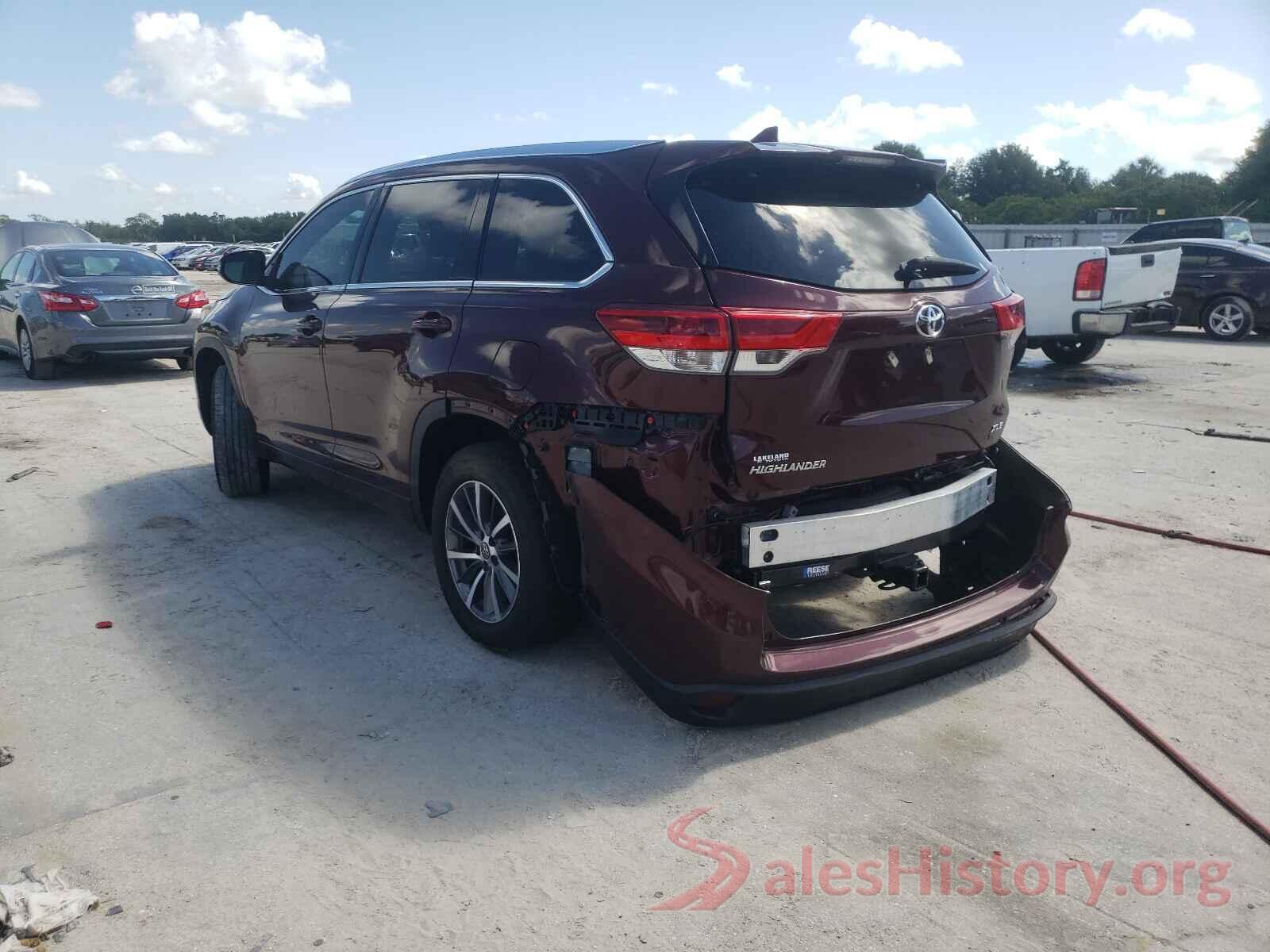 5TDKZRFH0JS287936 2018 TOYOTA HIGHLANDER