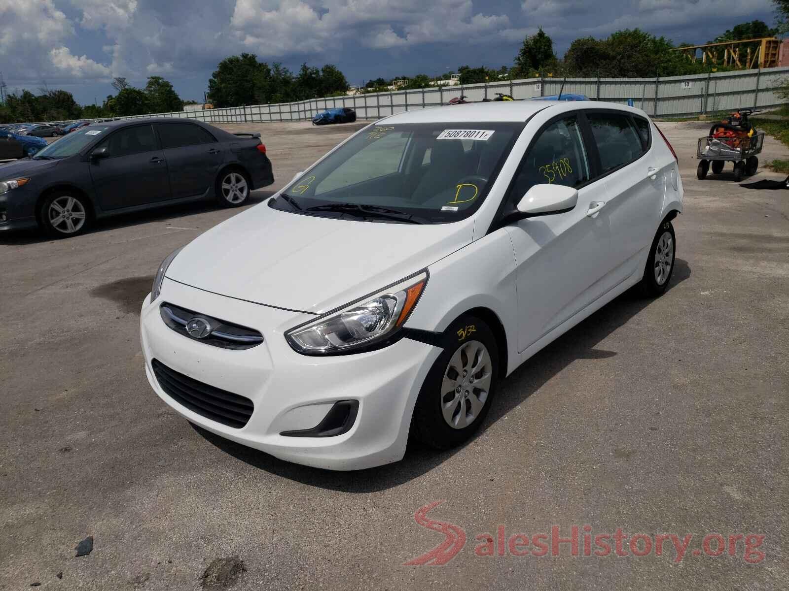 KMHCT5AE1GU290078 2016 HYUNDAI ACCENT