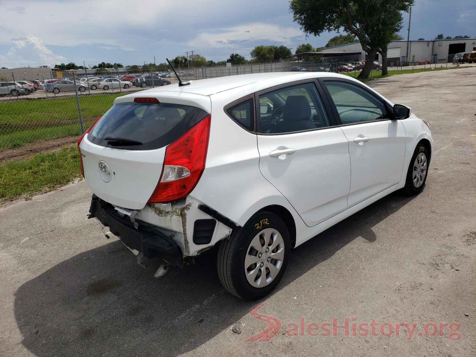 KMHCT5AE1GU290078 2016 HYUNDAI ACCENT