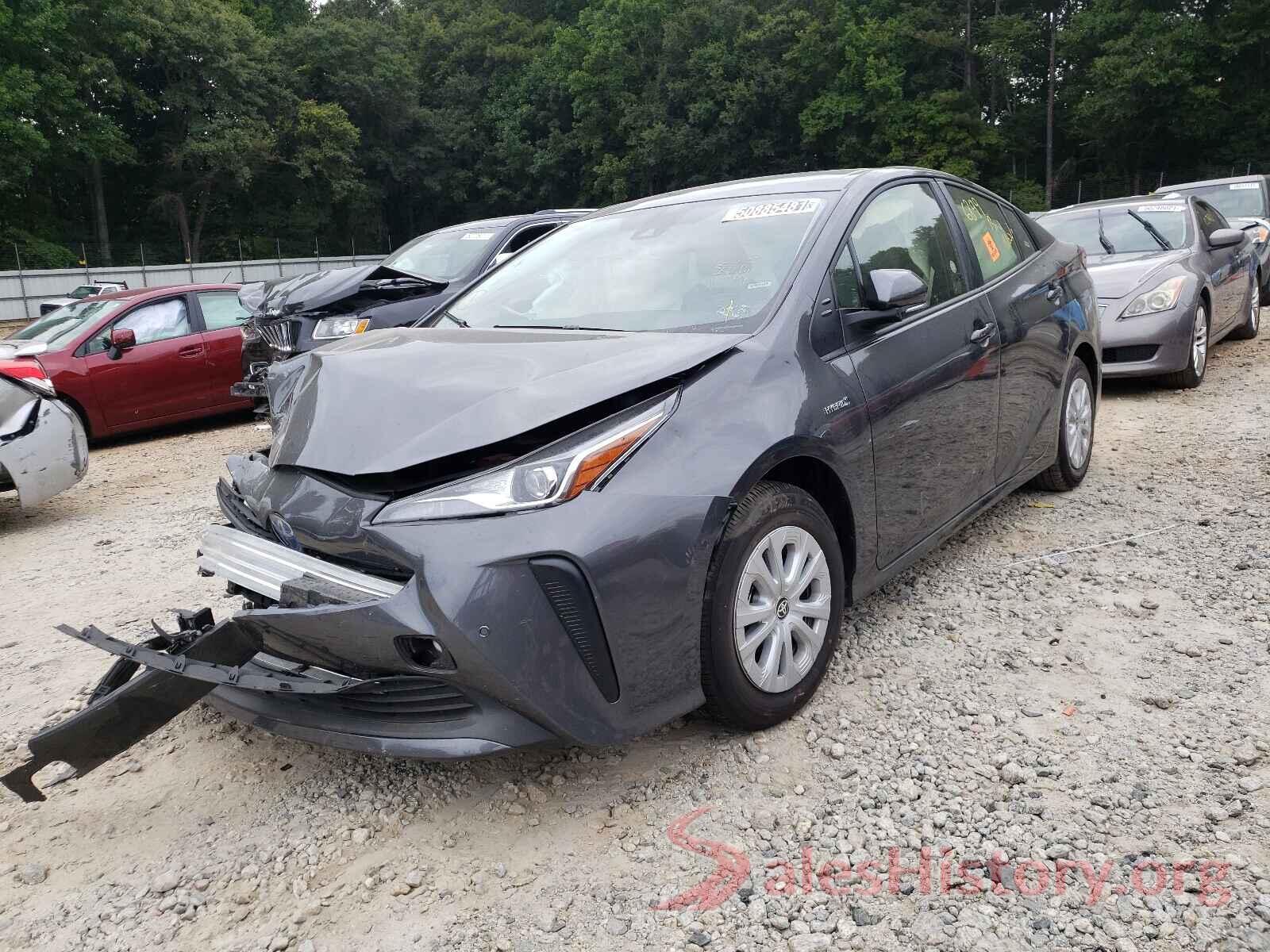 JTDKAMFU2M3145231 2021 TOYOTA PRIUS