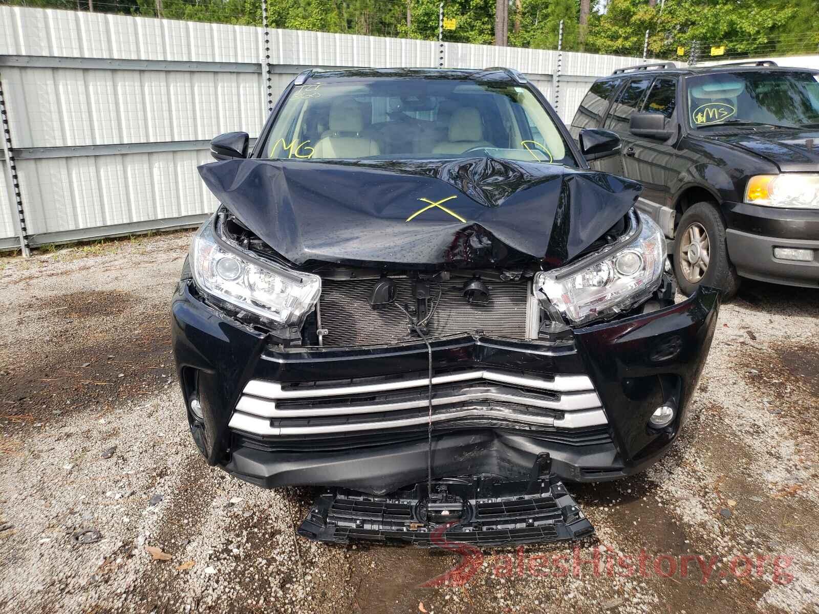 5TDKZRFH6KS556443 2019 TOYOTA HIGHLANDER