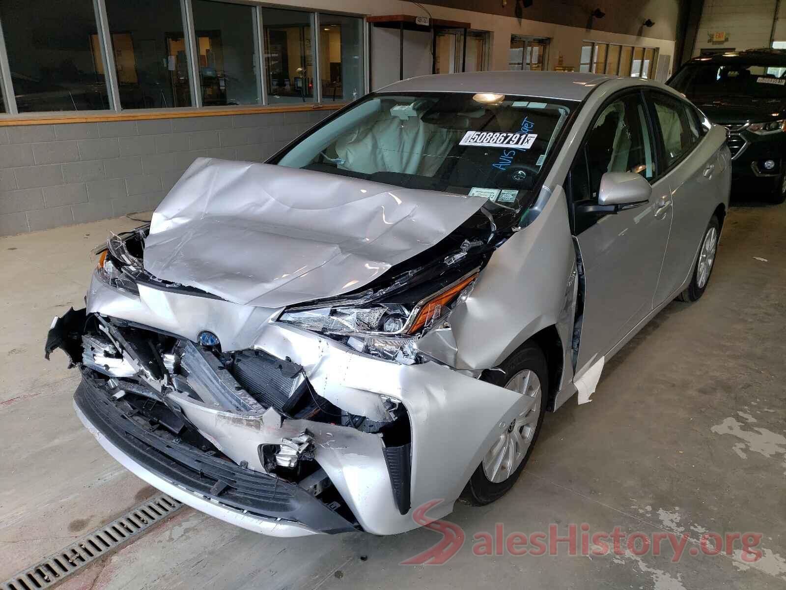 JTDKAMFU5M3146423 2021 TOYOTA PRIUS