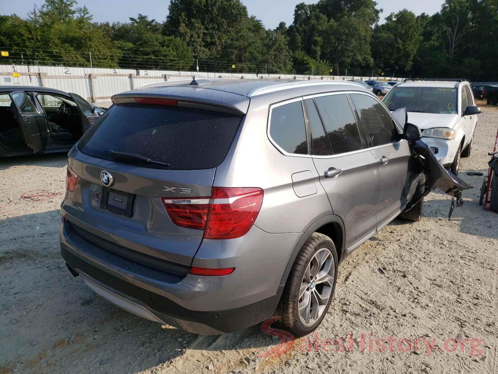 5UXWX9C54H0T13533 2017 BMW X3