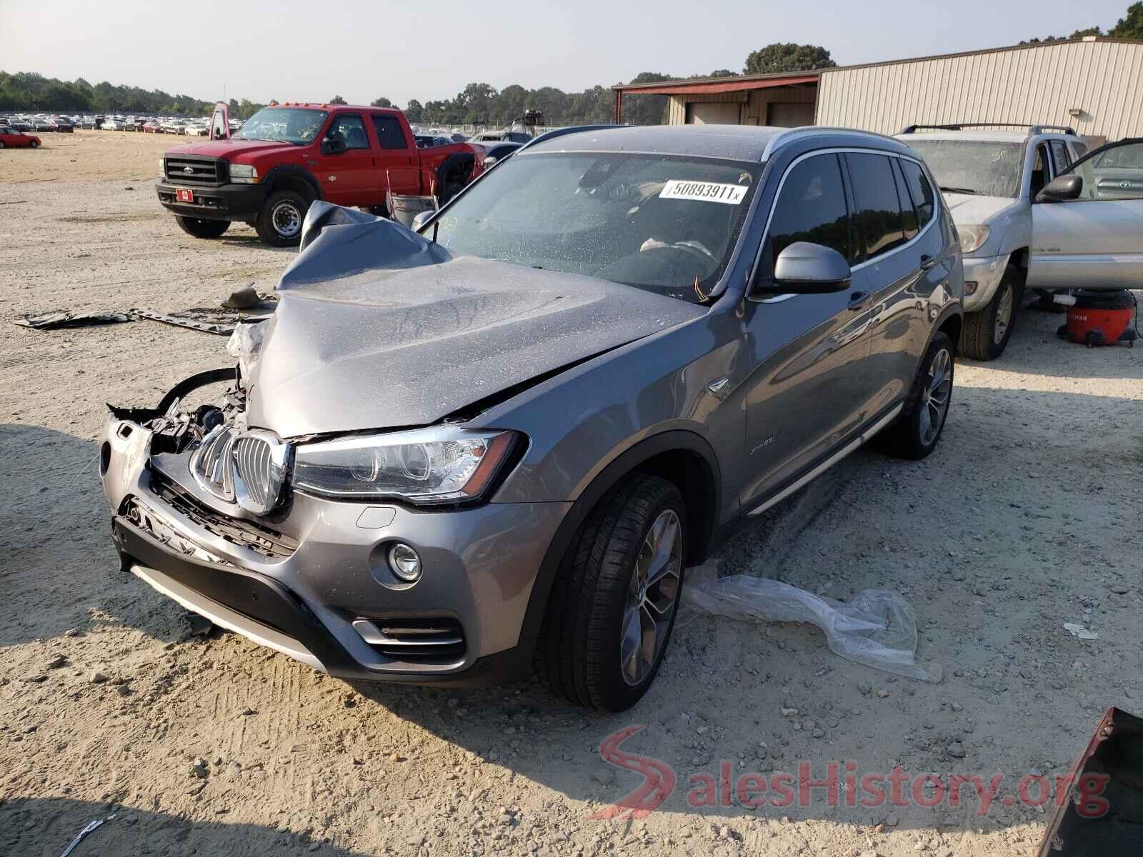 5UXWX9C54H0T13533 2017 BMW X3