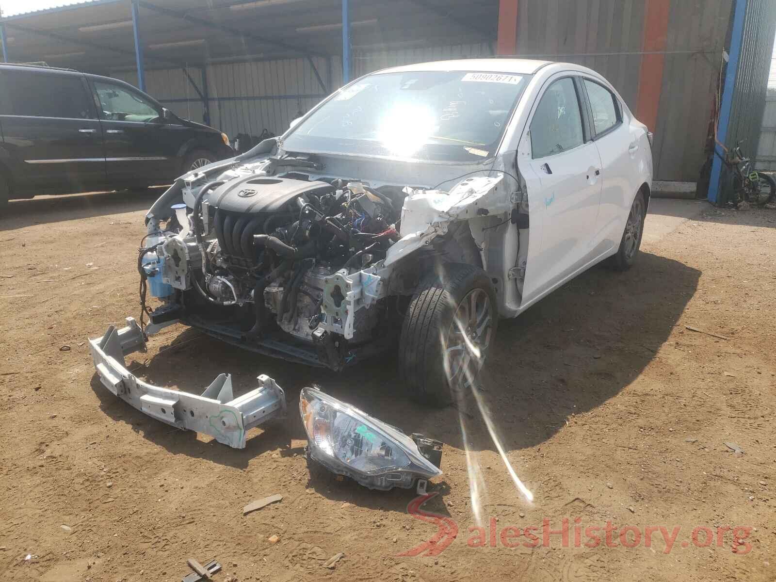 3MYDLBYV0KY505048 2019 TOYOTA YARIS