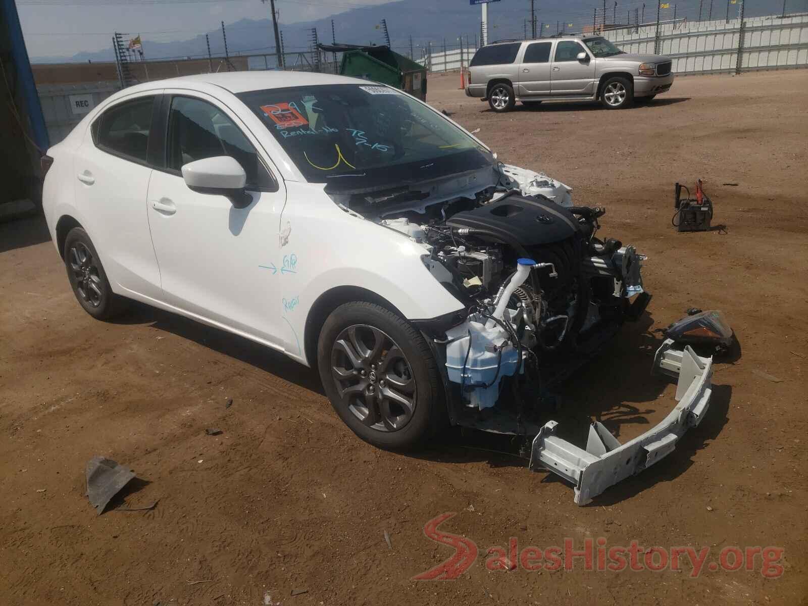 3MYDLBYV0KY505048 2019 TOYOTA YARIS