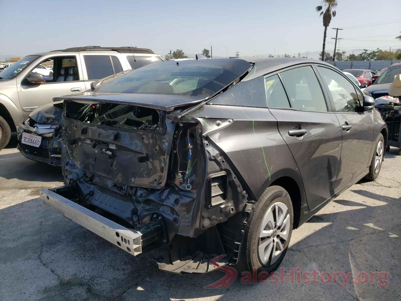 JTDKARFU5H3532360 2017 TOYOTA PRIUS