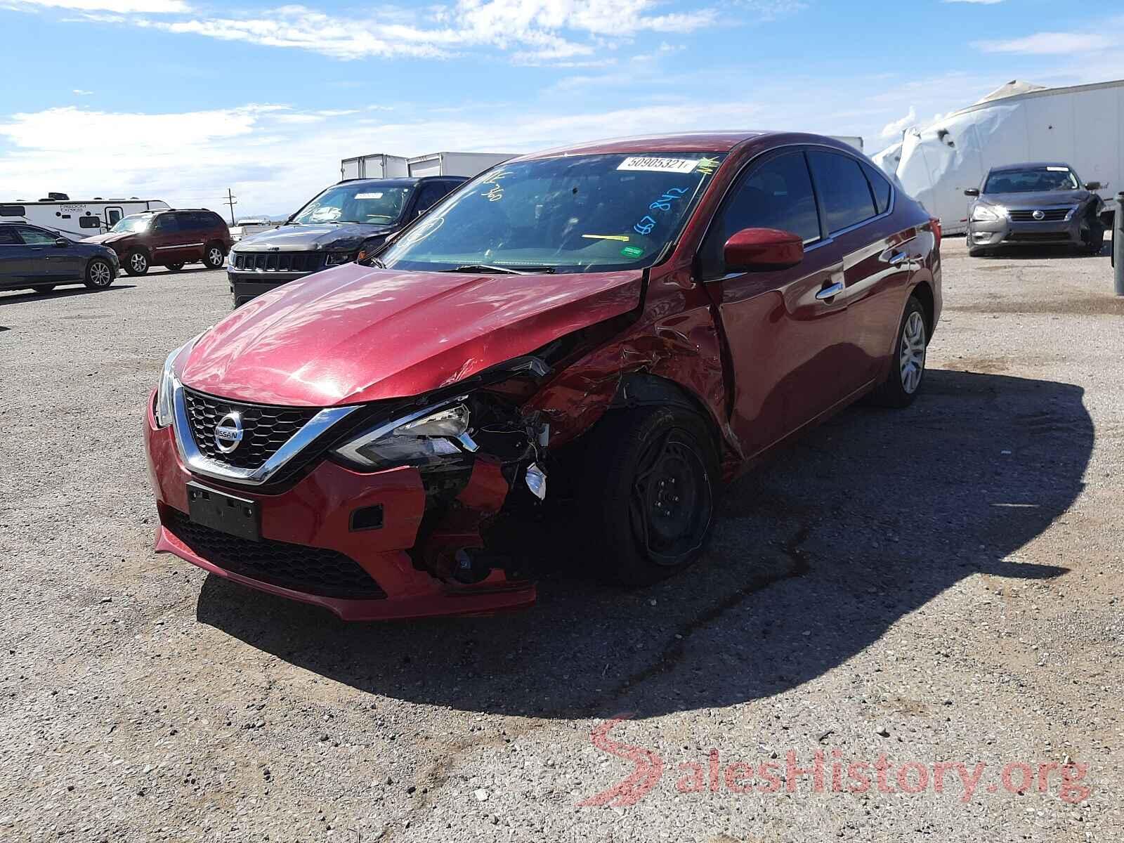 3N1AB7APXHL667842 2017 NISSAN SENTRA