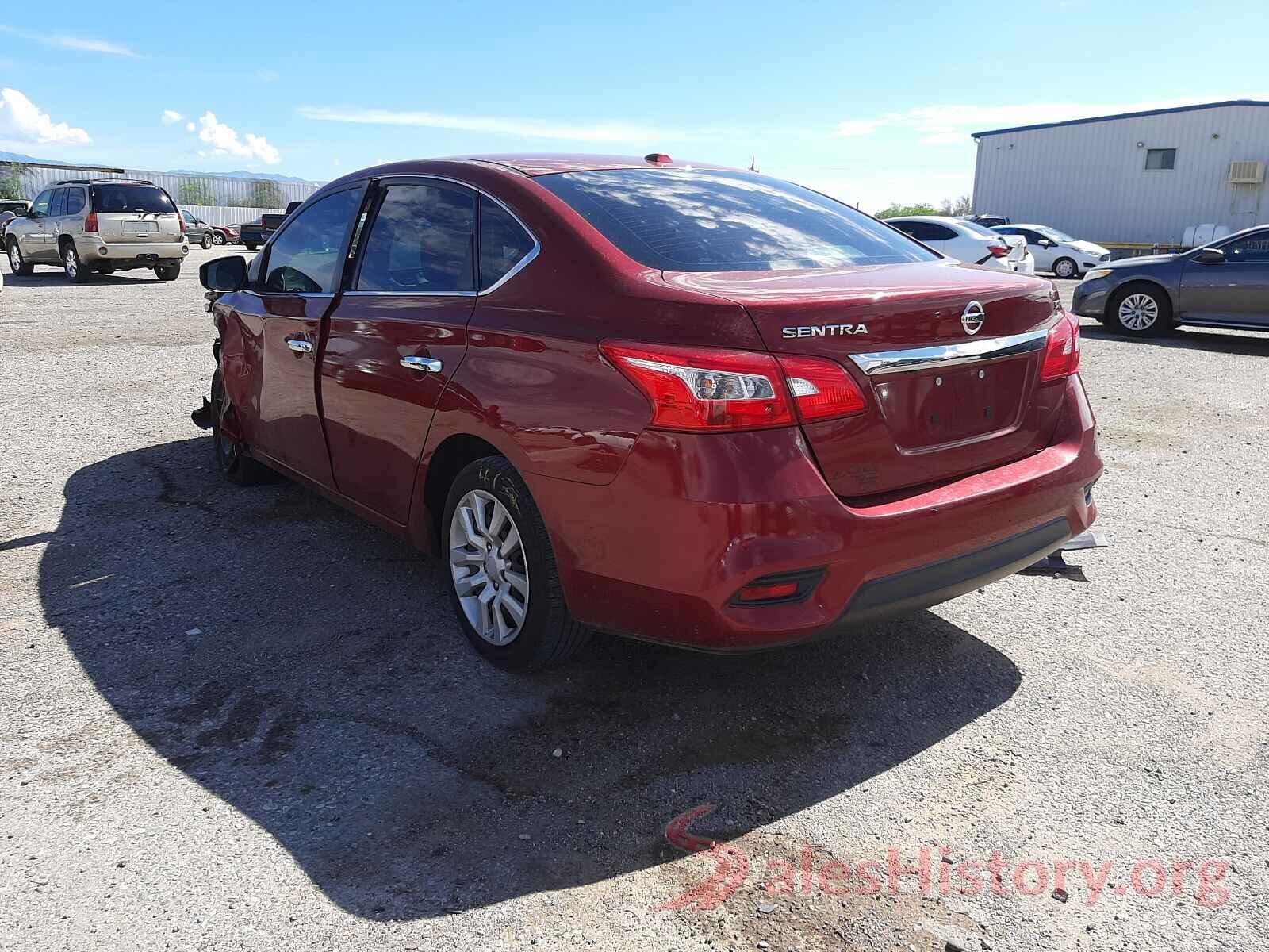 3N1AB7APXHL667842 2017 NISSAN SENTRA