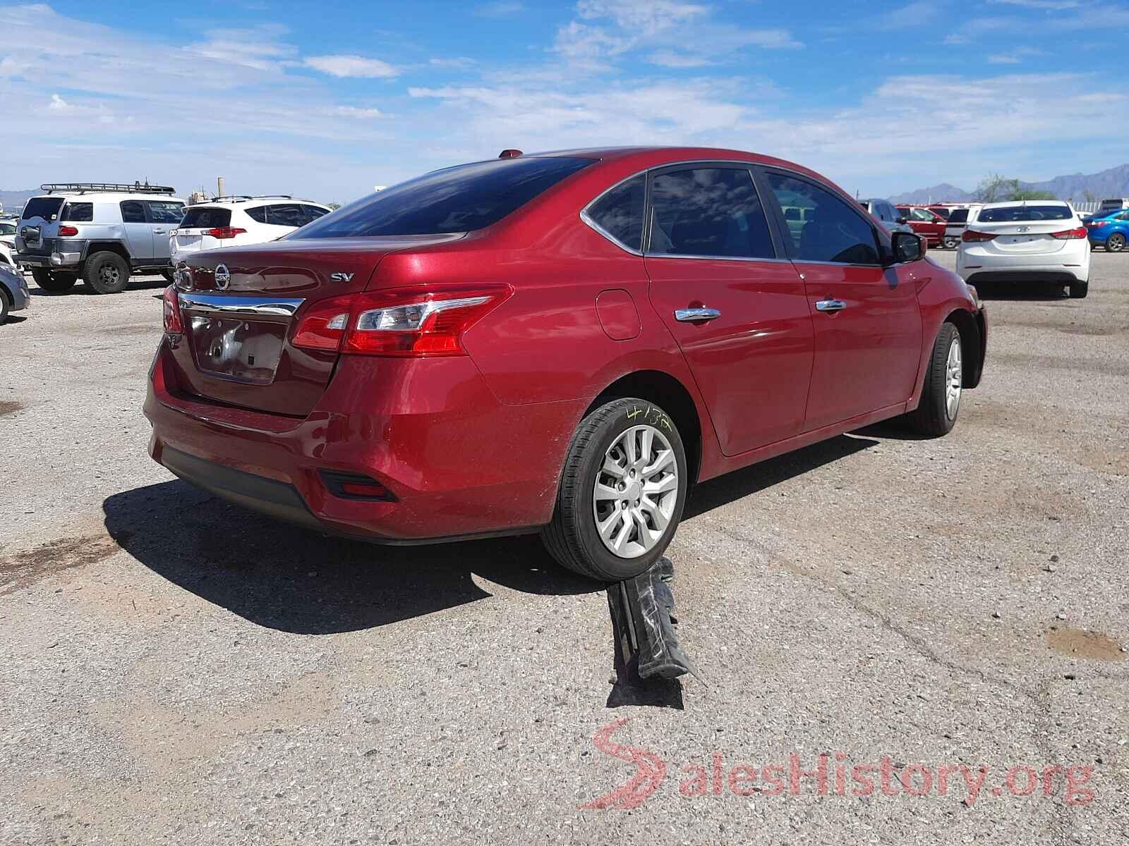 3N1AB7APXHL667842 2017 NISSAN SENTRA