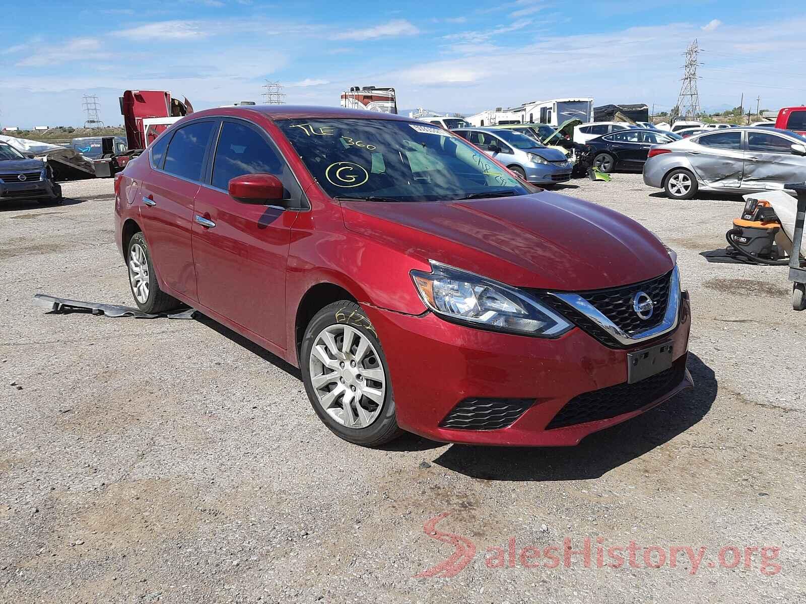 3N1AB7APXHL667842 2017 NISSAN SENTRA