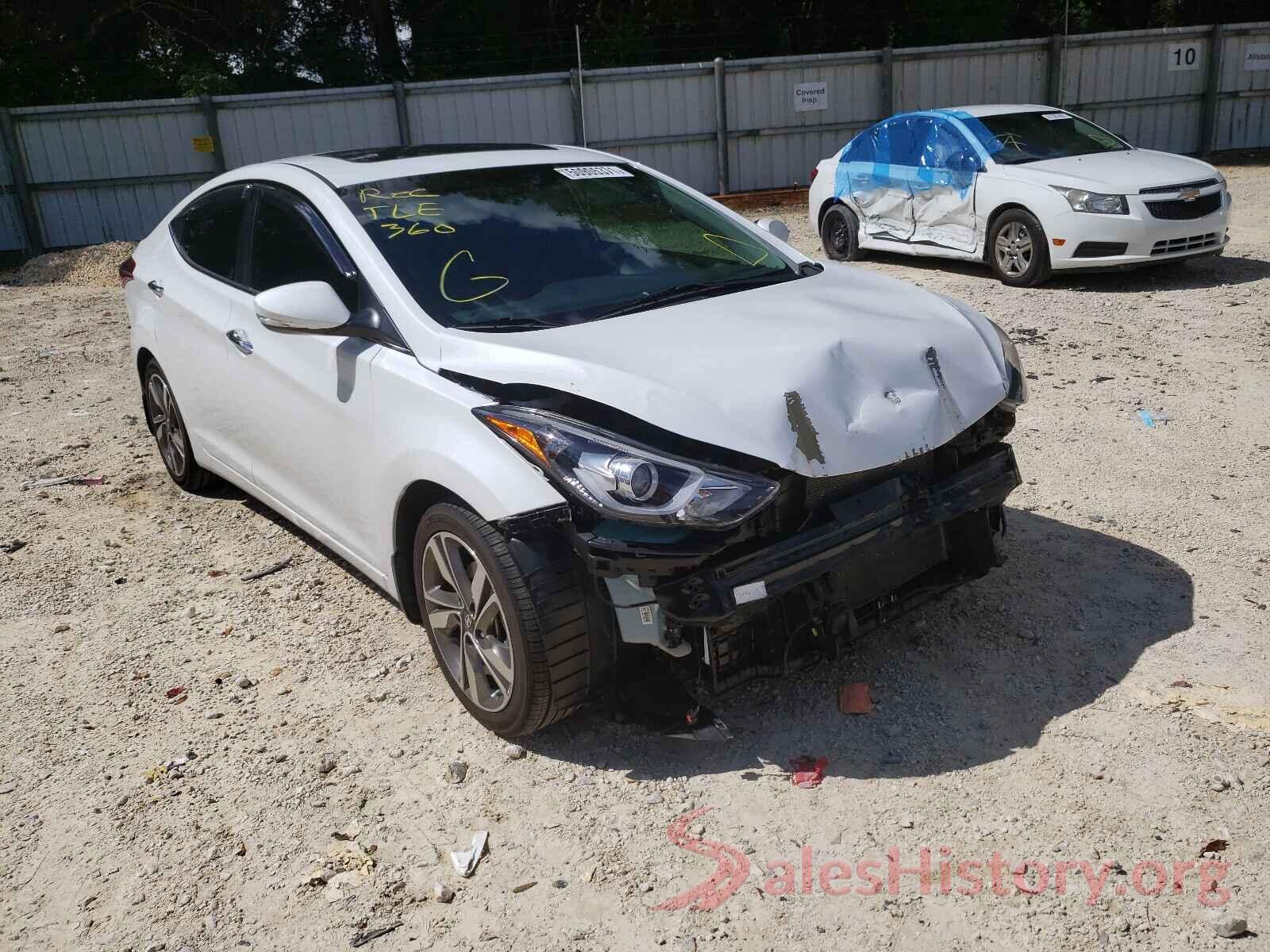 5NPDH4AE3GH795974 2016 HYUNDAI ELANTRA