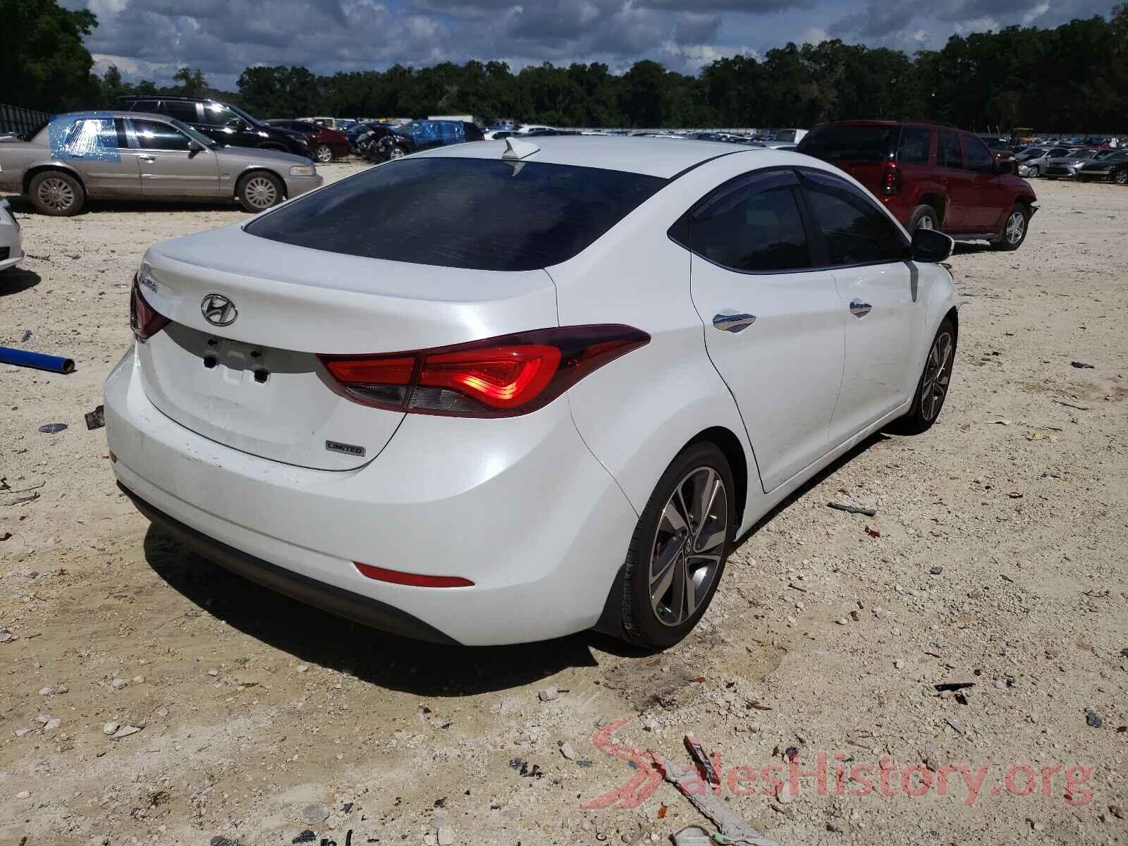 5NPDH4AE3GH795974 2016 HYUNDAI ELANTRA