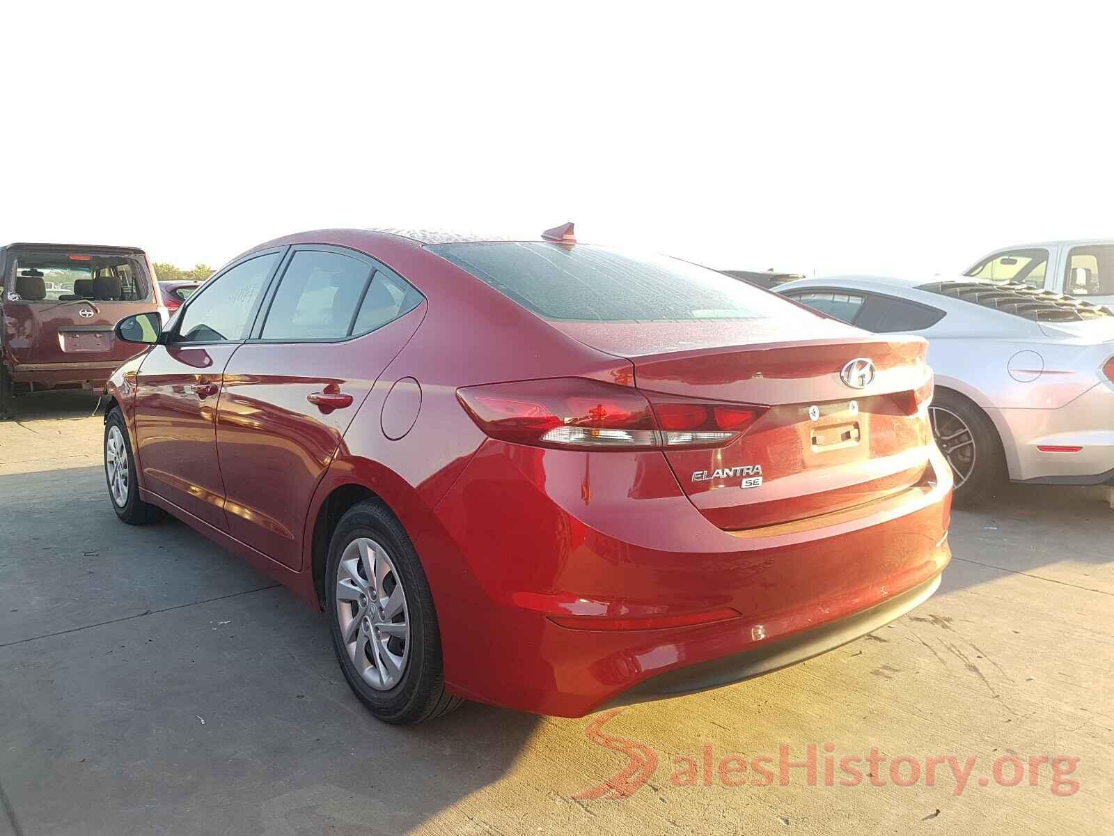 KMHD74LF2HU395769 2017 HYUNDAI ELANTRA