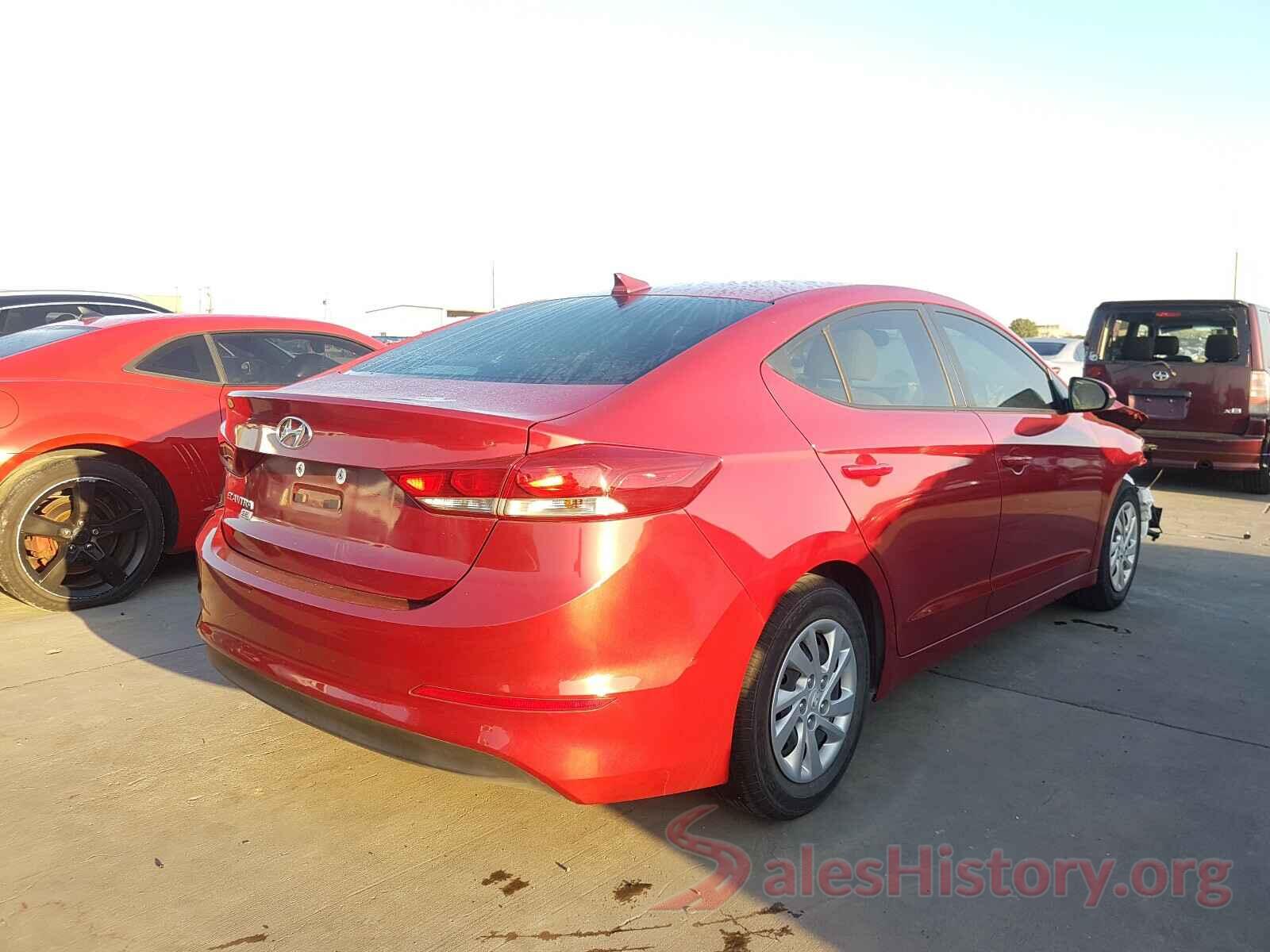 KMHD74LF2HU395769 2017 HYUNDAI ELANTRA