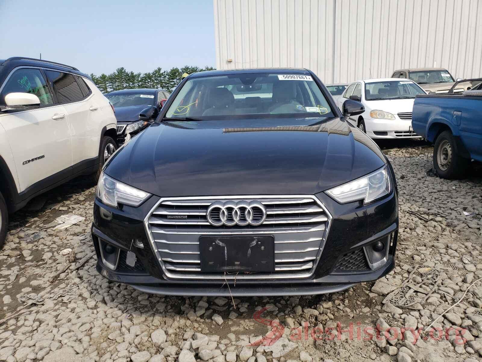 WAUDNAF45KN002526 2019 AUDI A4