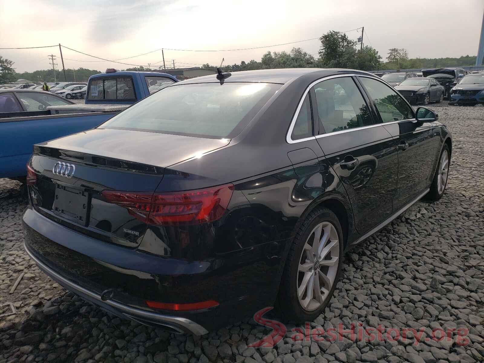 WAUDNAF45KN002526 2019 AUDI A4